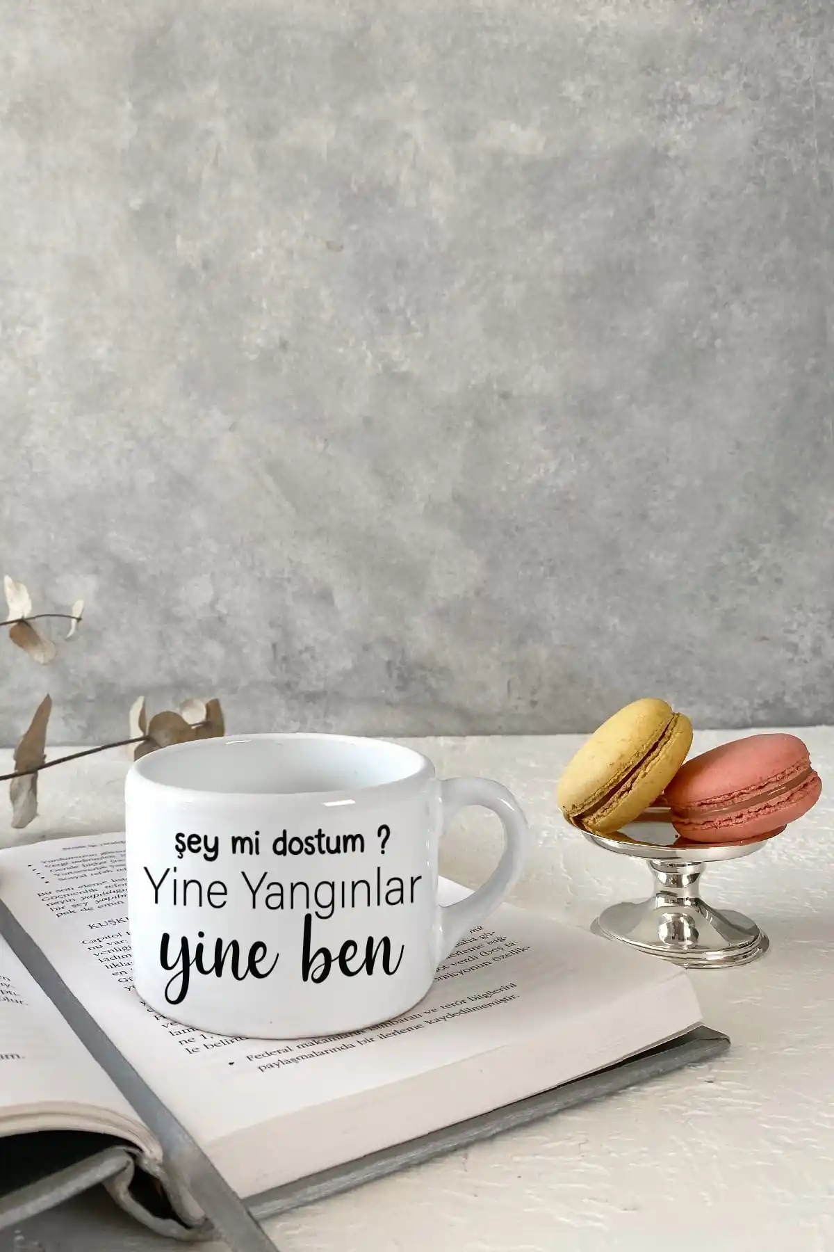 Vivas Bi Kahve Beyaz Küçük Kupa Bardak ile Kahve Keyfinizi Yükseltin