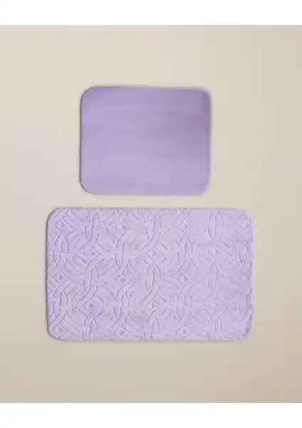 Wavelet Banyo Paspası Seti Modern Tasarım ve Fonksiyonellik Sunar