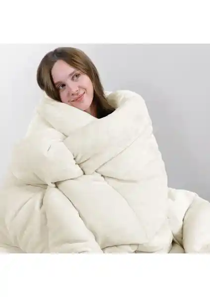 Yataş Macaron Çift Kişilik Wellsoft Yorgan: Konfor ve Estetiğin Modern Buluşması