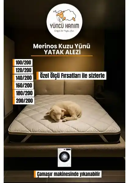 Yüncü Hanım Merinos Kuzu Yünü Yatak Pedi: Doğal Konfor ve Sağlık Sunan Ürün
