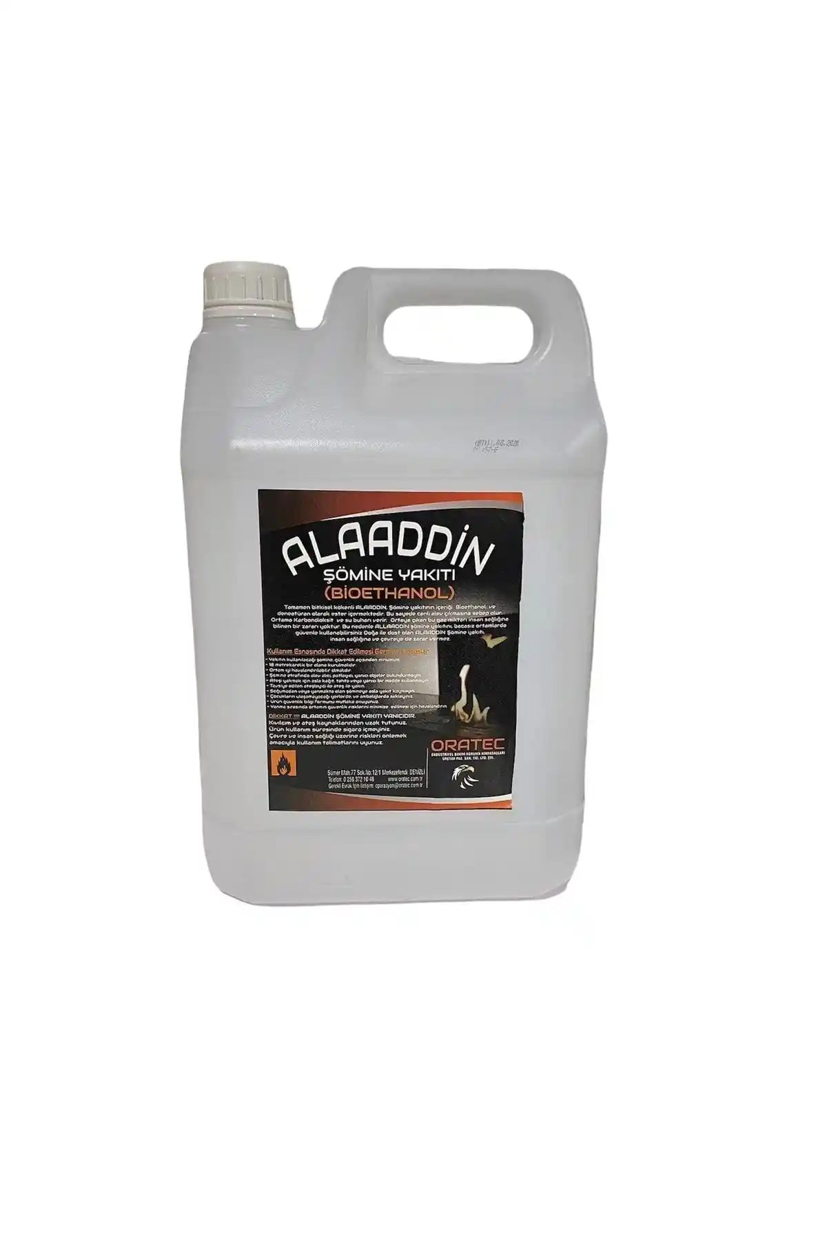 Alaaddin 5 Lt Bioethanol Şömine Yakıtı: Temiz ve Güvenli Isıtma Çözümü