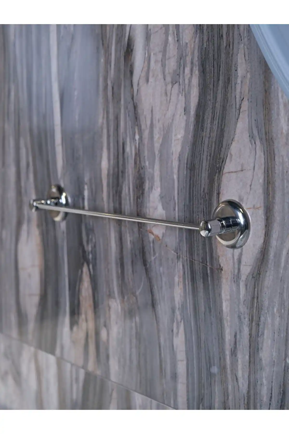 Alper Banyo Parlak Krom Havlu Askılığı Modern ve Şık Banyo Dekoru Ürünü