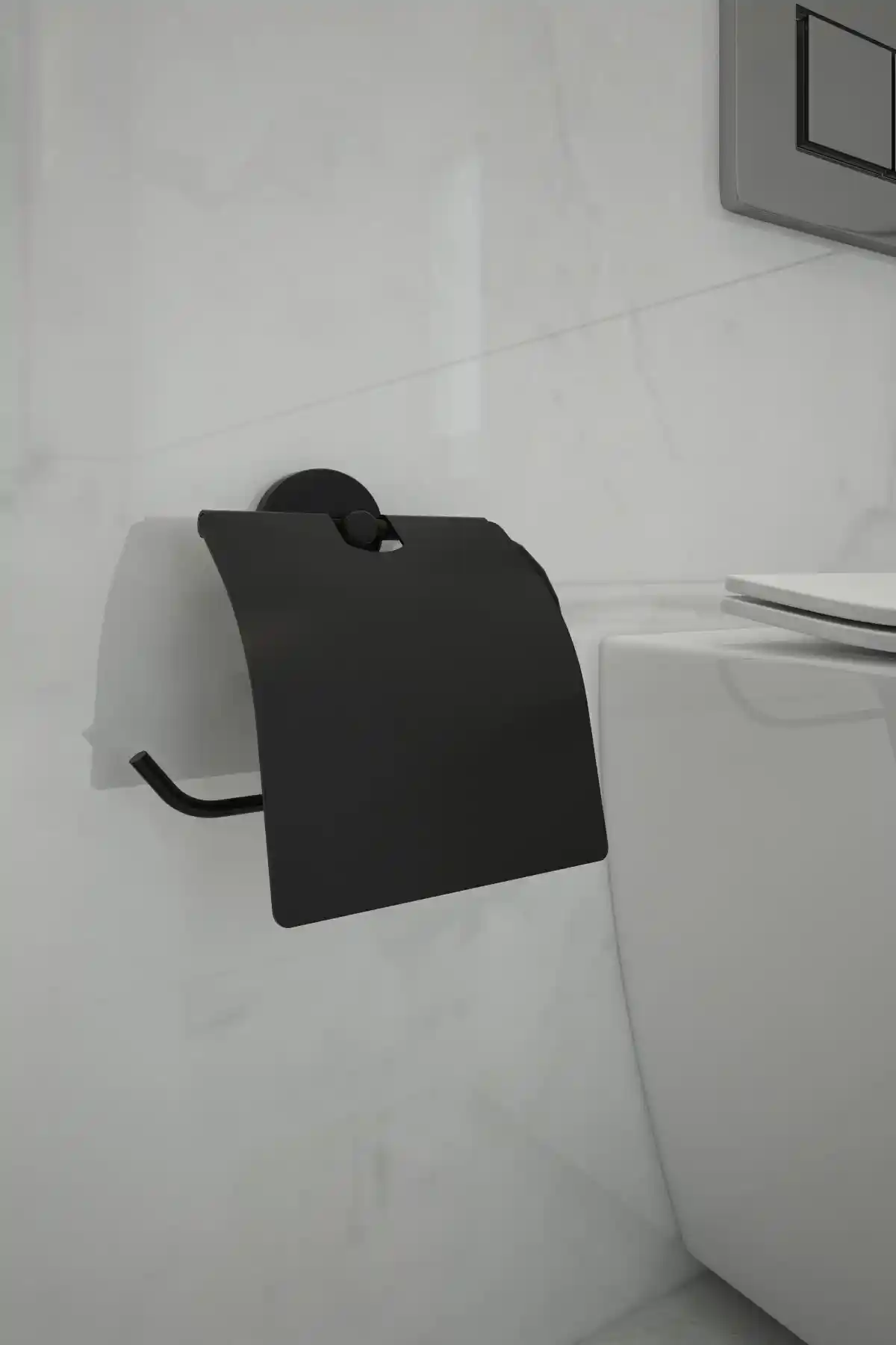 Alper Banyo Siyah Kapaklı ve Yapışkanlı Tuvalet Kağıdı Askısı Karşılaştırması