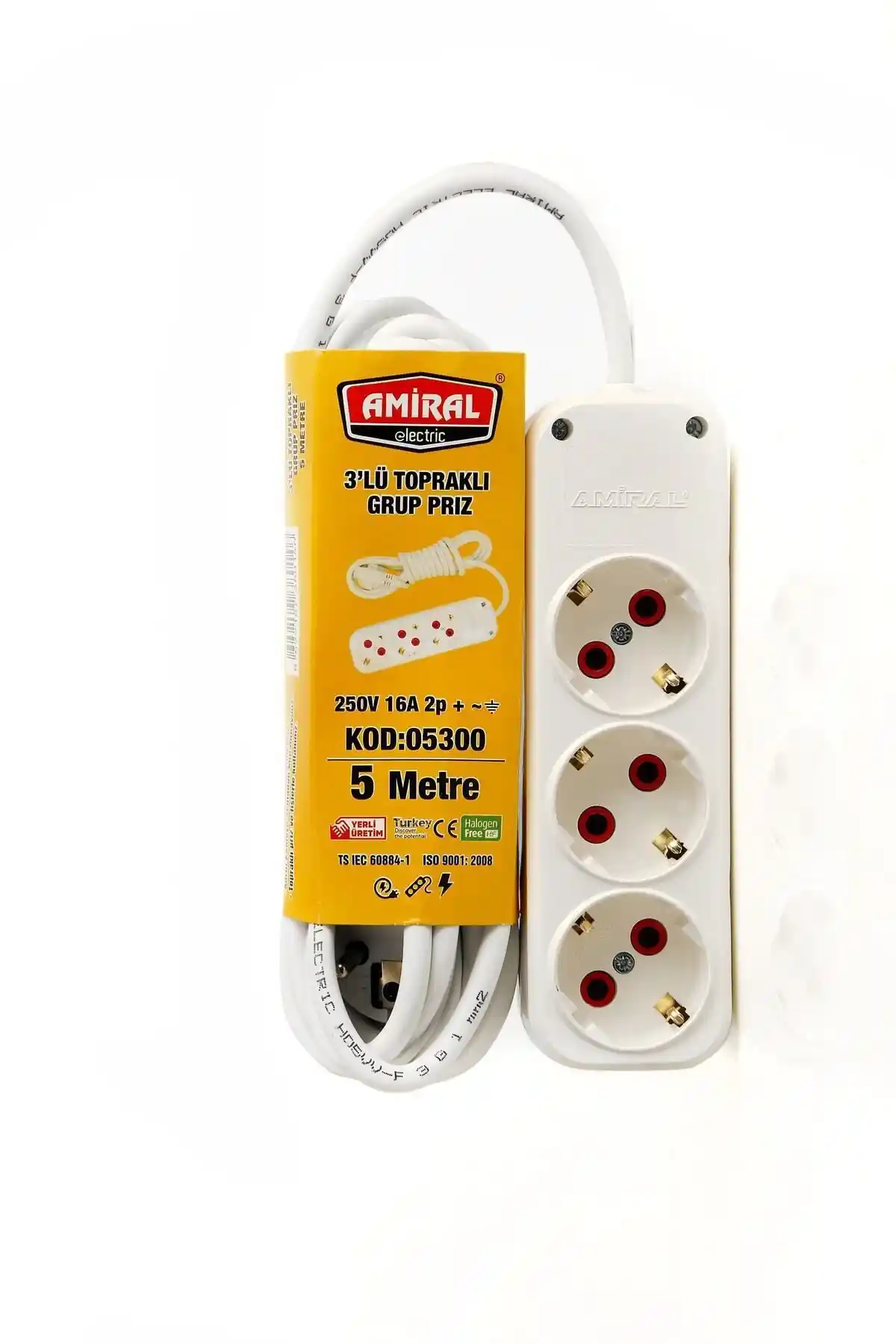 Amiral 3 Lü Topraklı Grup Priz Güvenlik ve Kullanım Kolaylığı Sunan Çözüm
