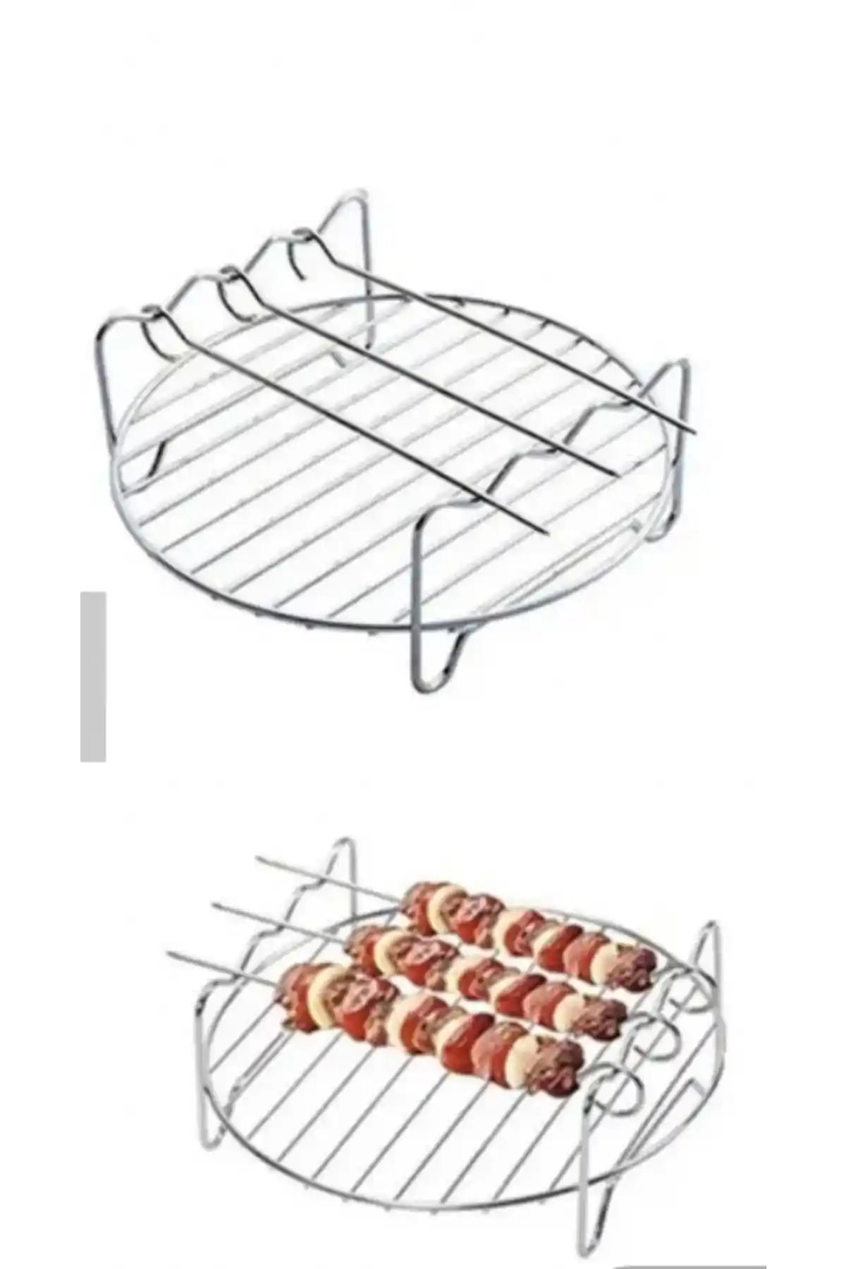 ARZTECH Paslanmaz Çelik Tel Izgara 3.5 L ve Üzeri Airfryerlar İçin Uyumlu