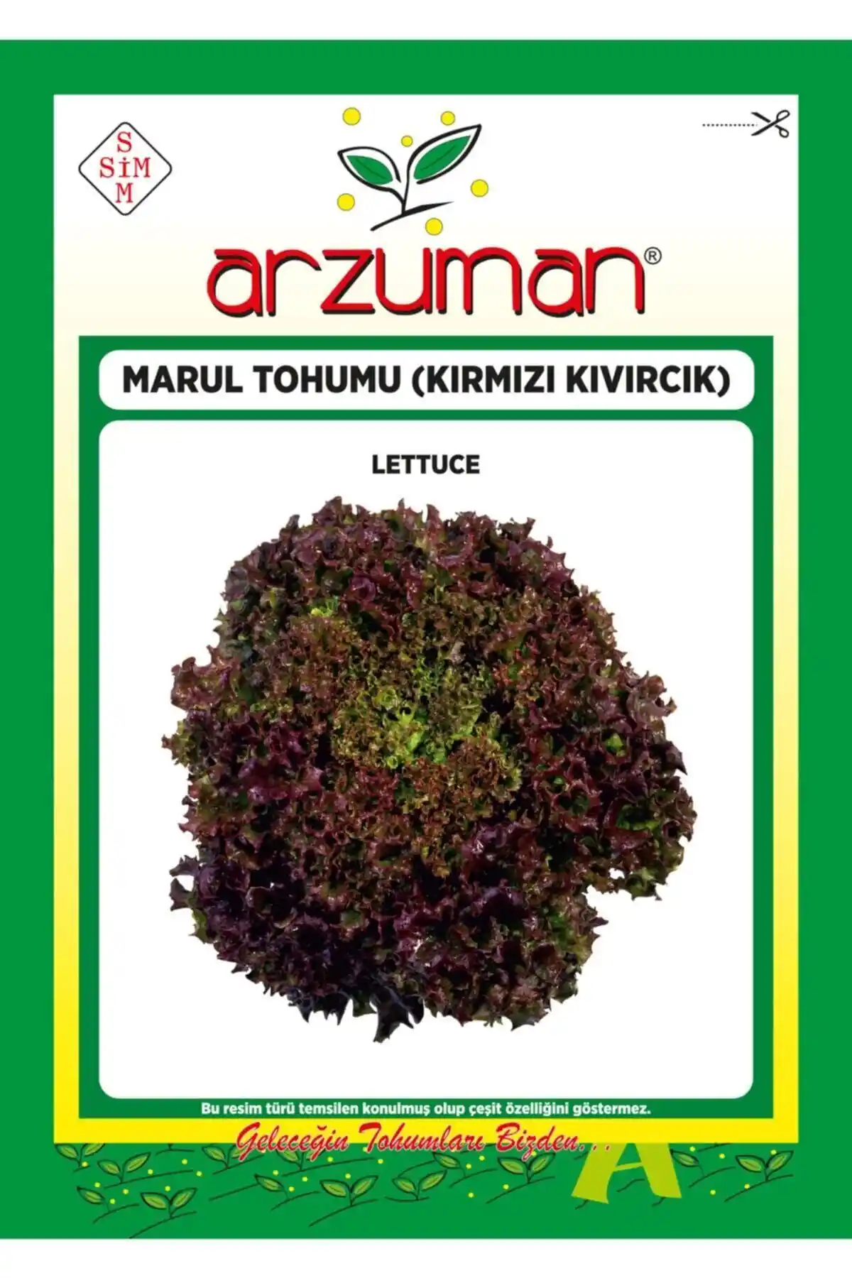 Arzuman Kırmızı Kıvırcık Marul Tohumu: Sağlıklı ve Leziz Salatalar İçin Yüksek Kalite Sebze Tohumu