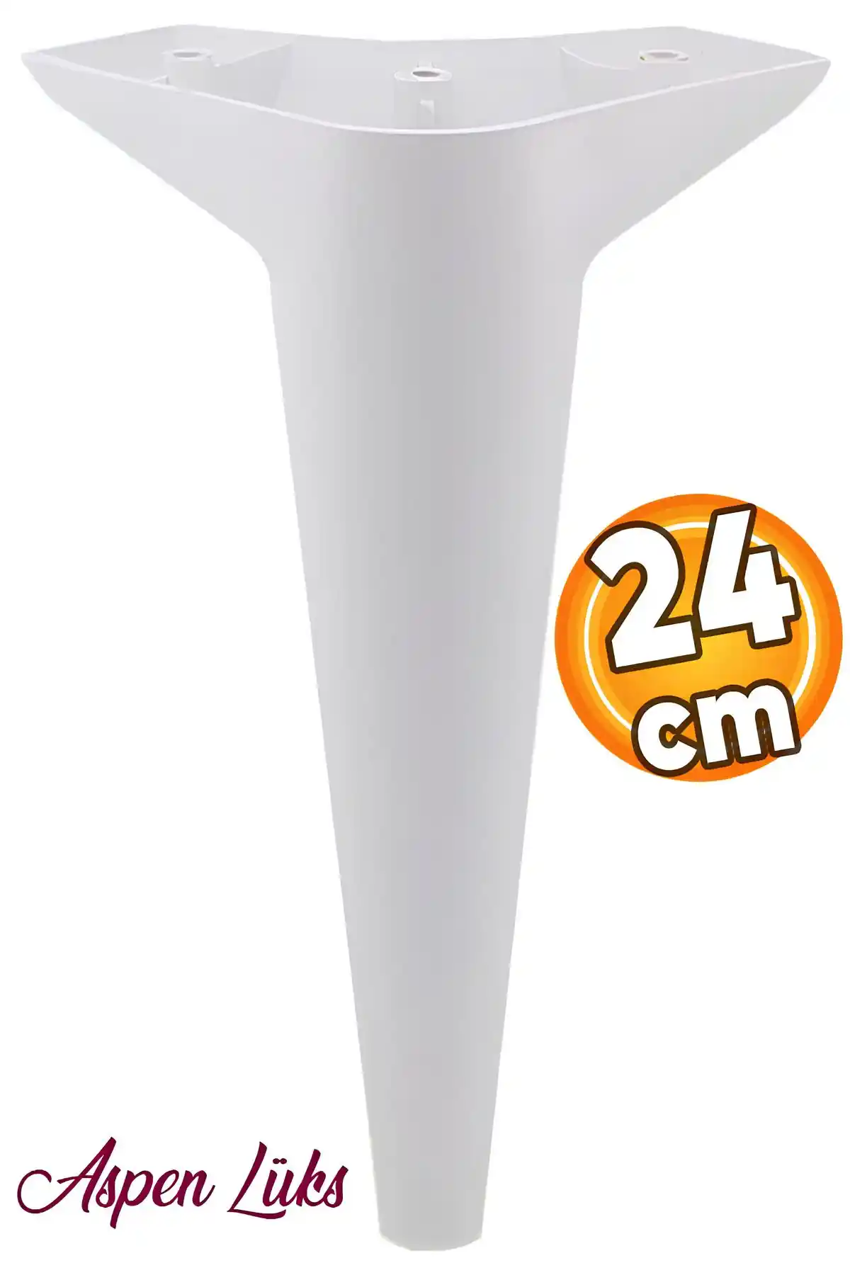 Badem10 Aspen Baza Ayağı Beyaz Renkli Modern Mobilya Aksesuarı