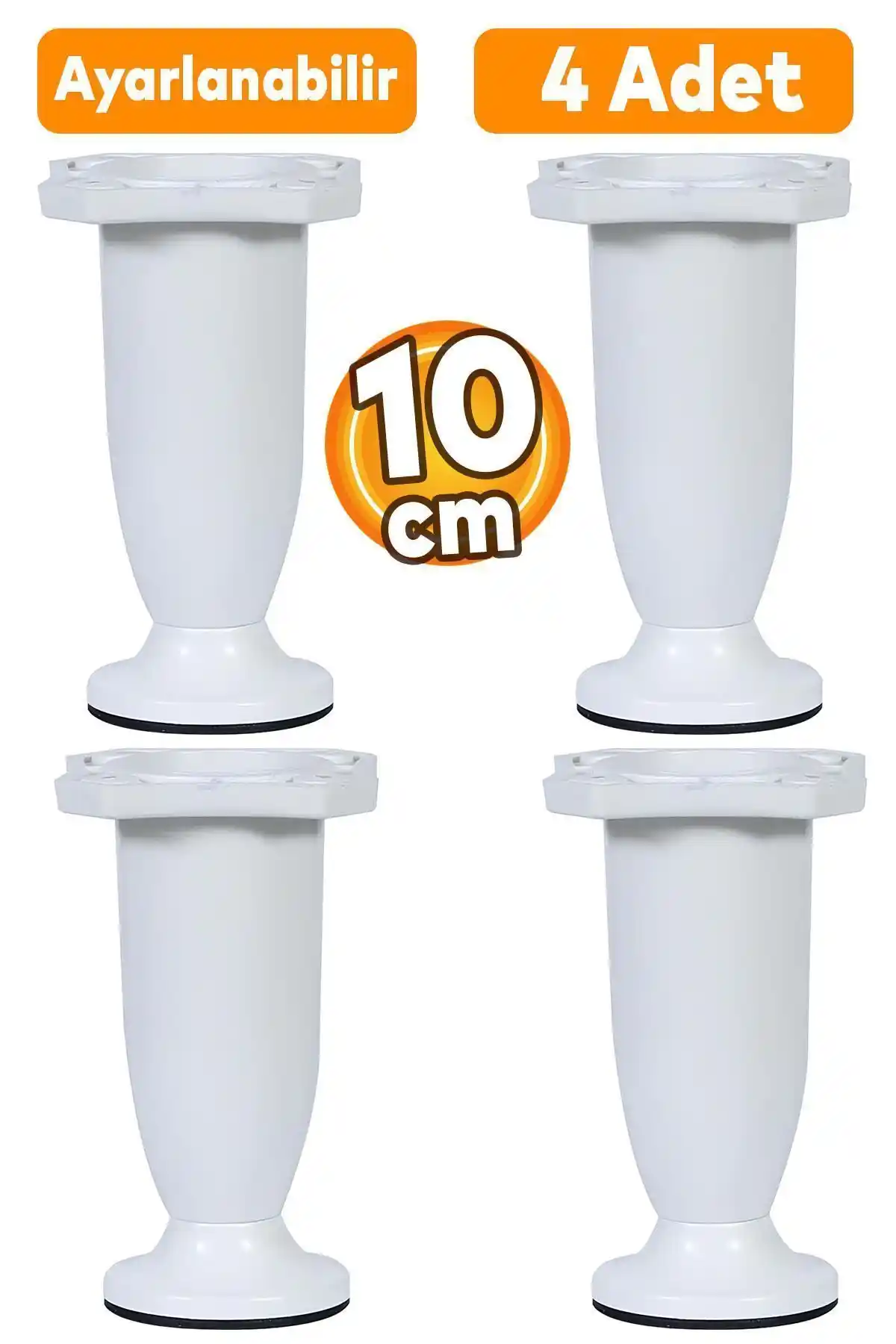 Badem10 Ayarlanabilir Sehpa Ayakları Modern ve Estetik Mobilya Desteği Sağlar