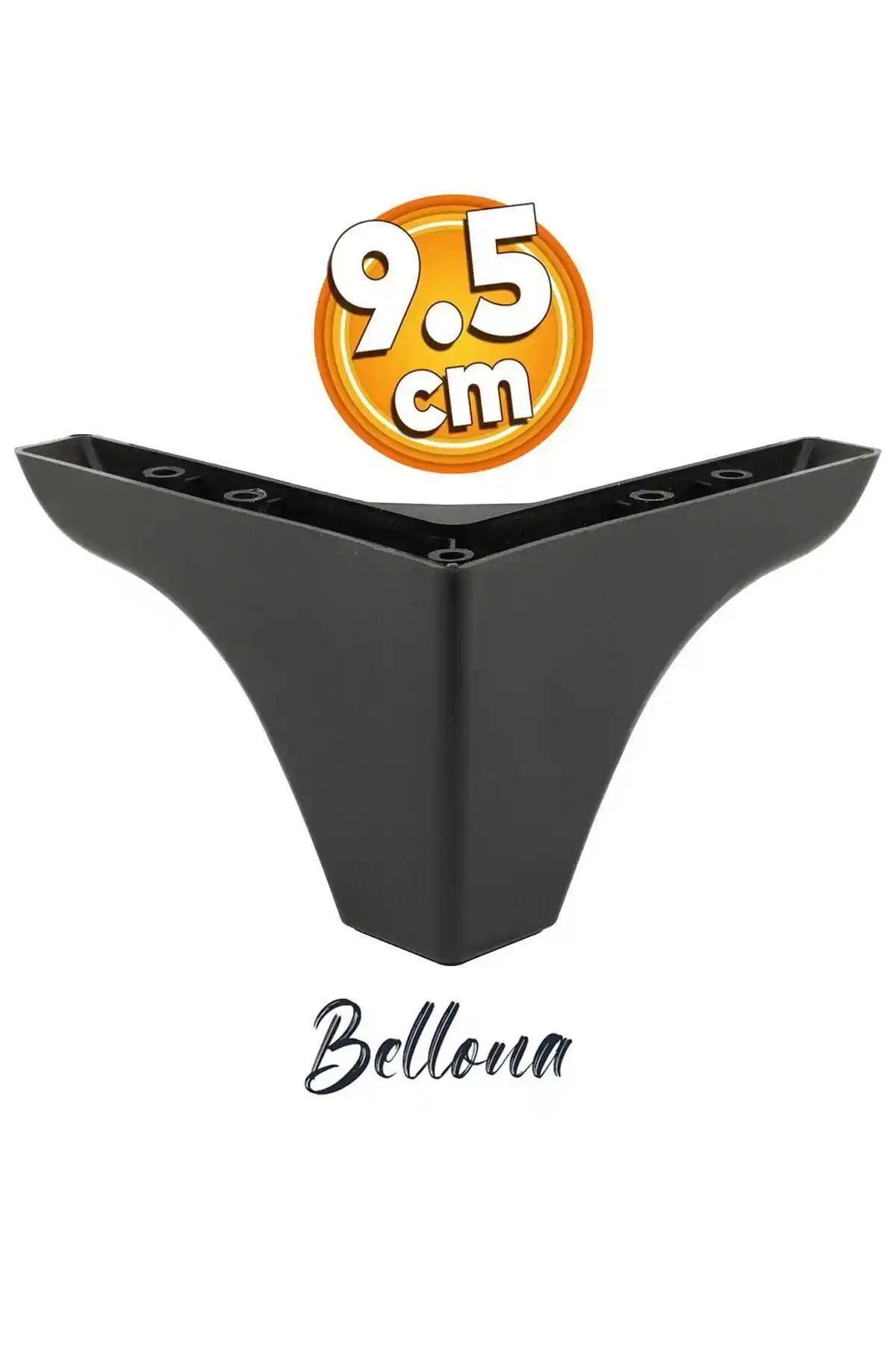 Badem10 Bellona Rose Siyah Baza Ayakları Modern ve Dayanıklı Mobilya Aksesuarları