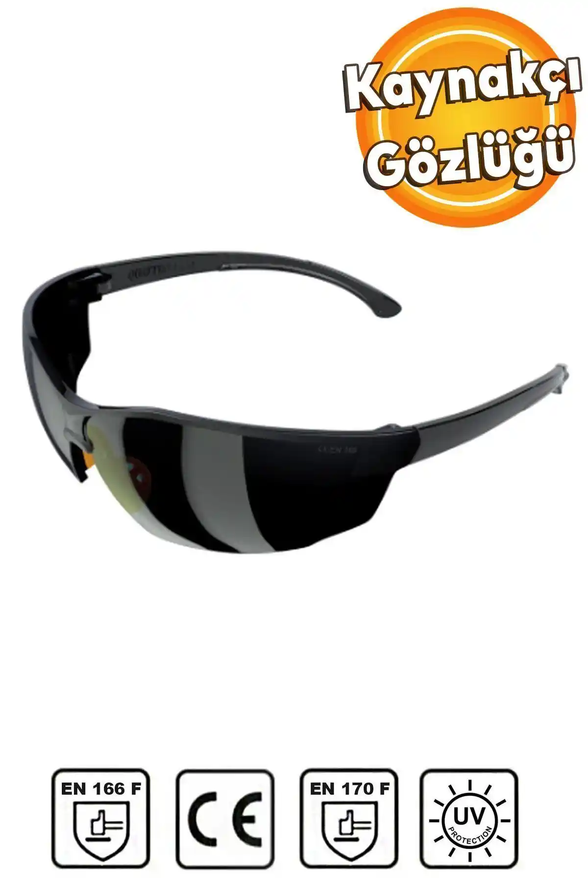 Badem10 İş Güvenlik Gözlüğü S1100 Siyah: Yüksek Güvenlik ve Konfor Sunan Koruyucu Gözlük