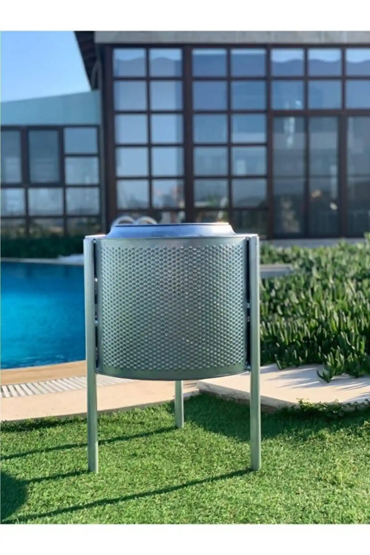 Bahçe Sıcaklığı ve Estetiği İçin Dayanıklı Paslanmaz Çelik Fire Pit Şöminesi