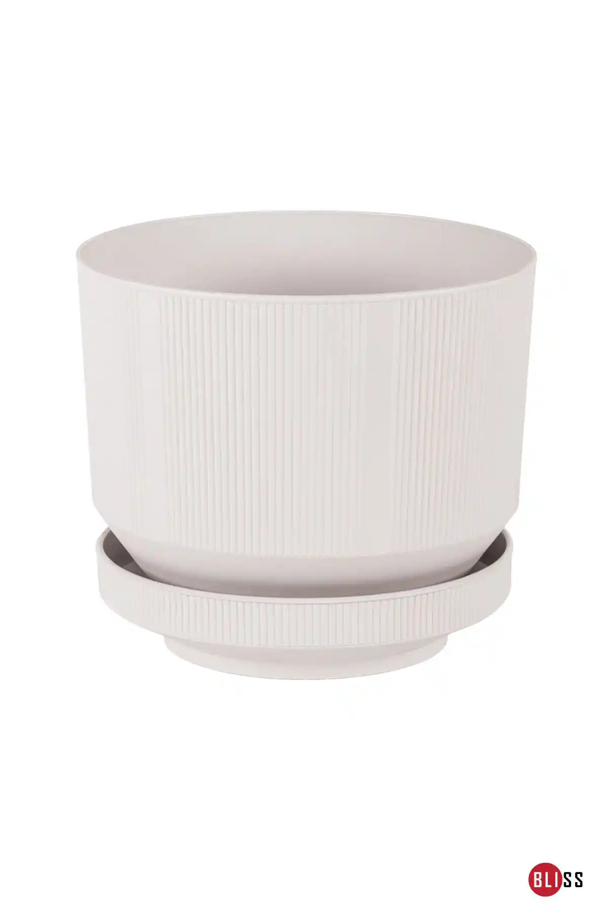 Bliss 6 Litre Gri Dekoratif Saksı Modern ve Dayanıklı Tasarım Özellikleriyle