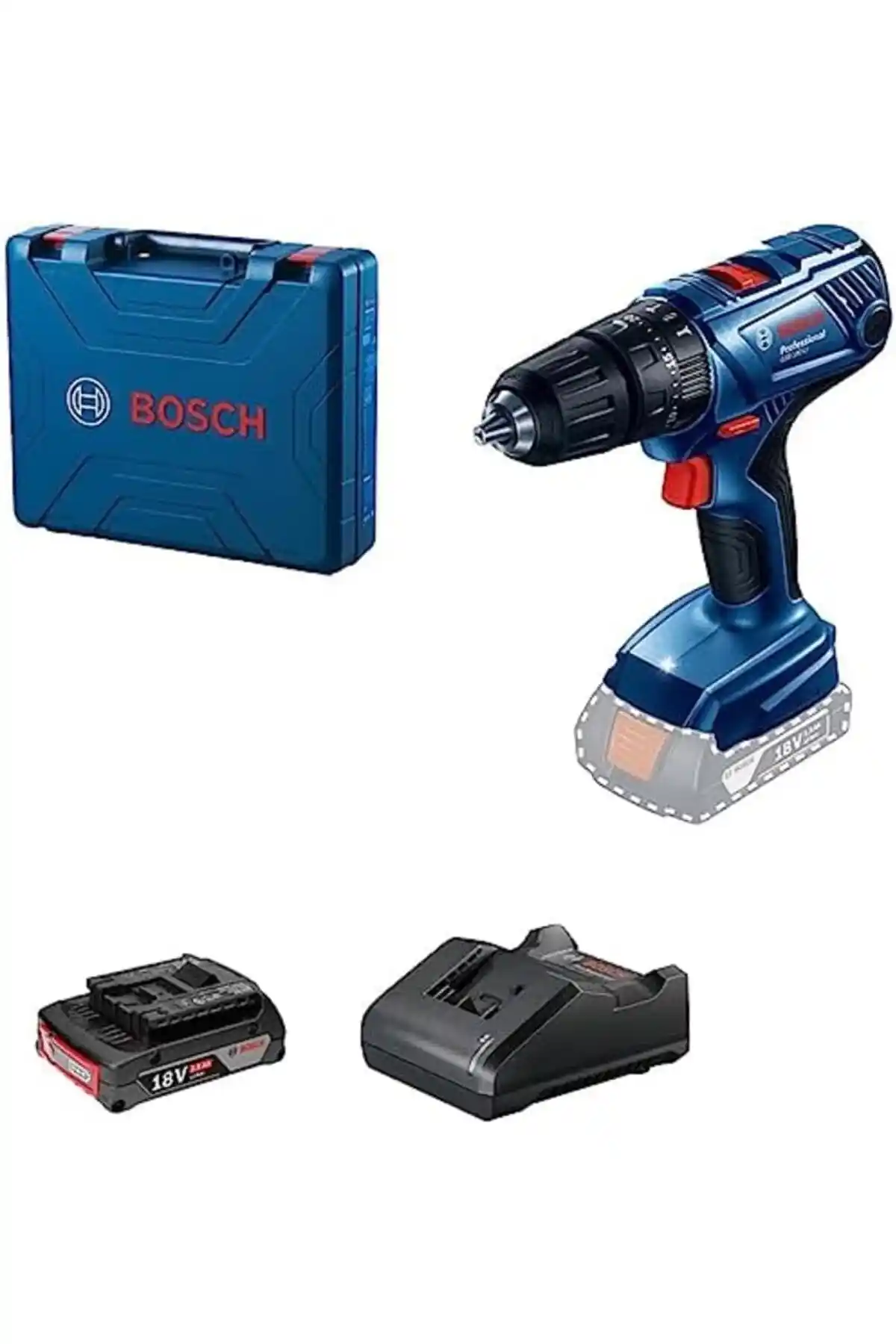 Bosch GSB 180 Li 18V 2Ah Darbeli Matkap: Güç ve Kullanım Kolaylığını Birleştiren Profesyonel El Aleti