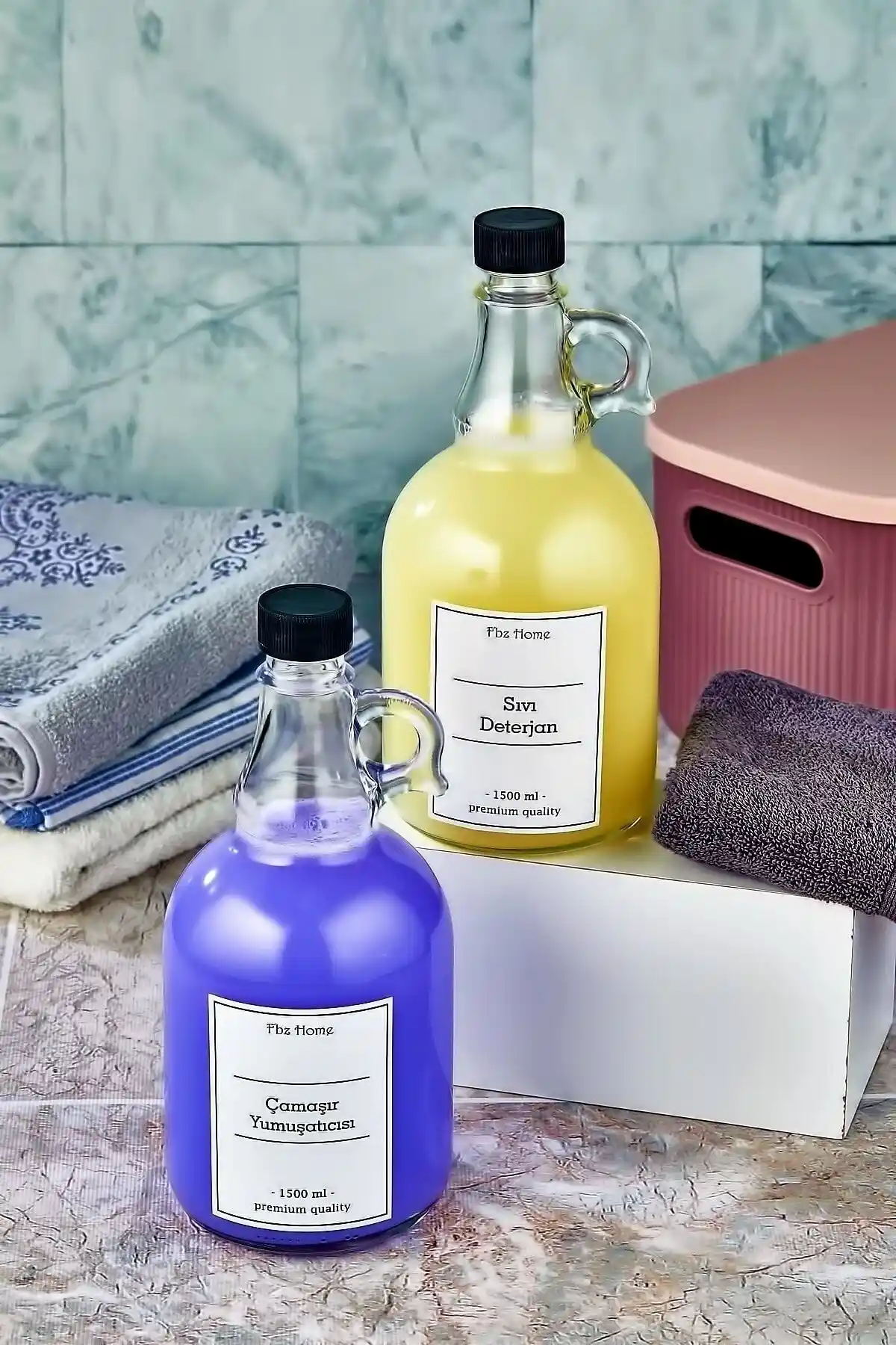 Çamaşır Yumuşatıcı ve Sıvı Deterjan Şişeleri Karşılaştırması: Estetik ve Pratik Çözümler