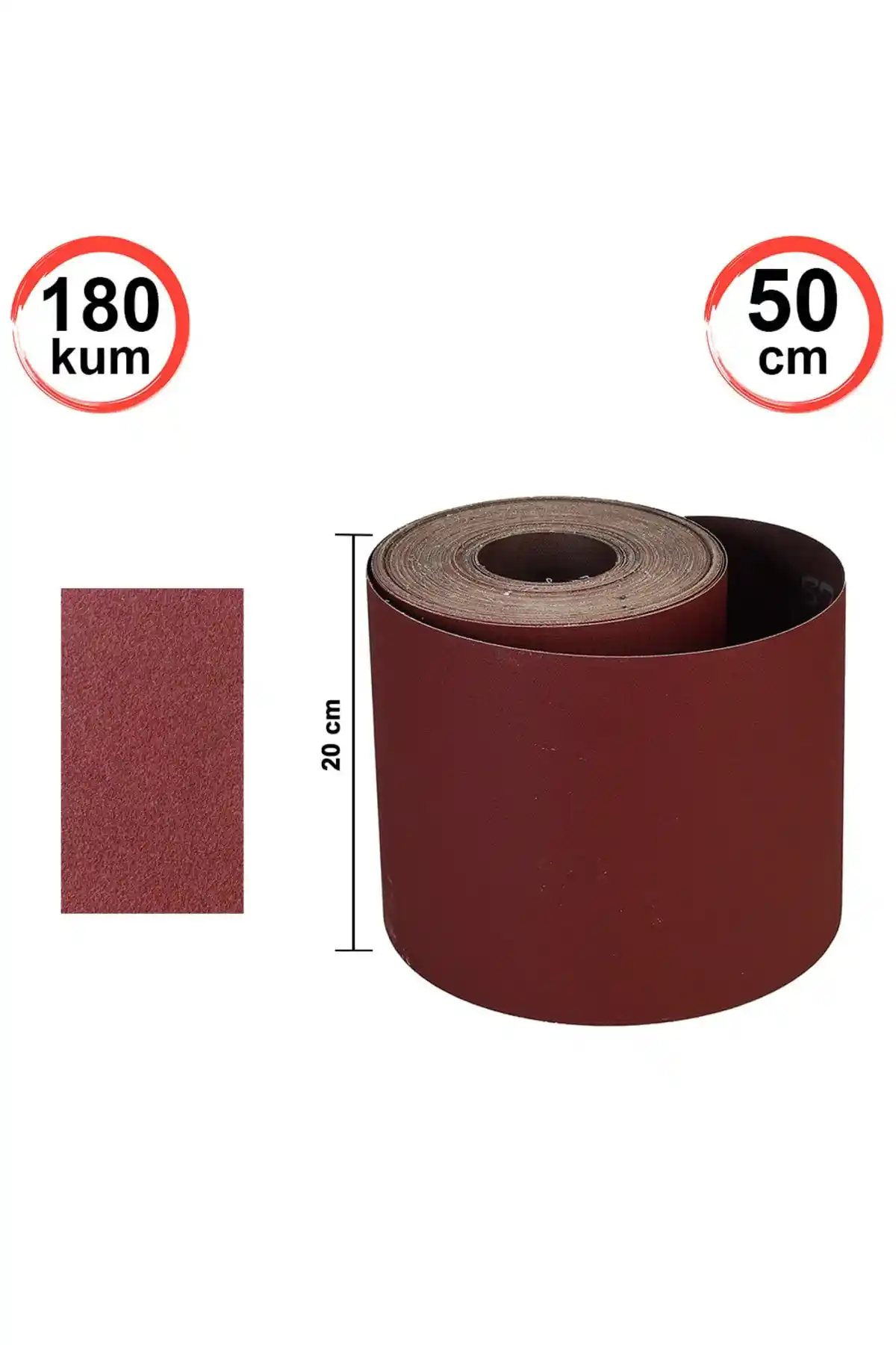 Çok Yönlü ve Yüksek Performanslı Rulo Zımpara - Ahşap ve Metal Yüzeyler İçin Uygun