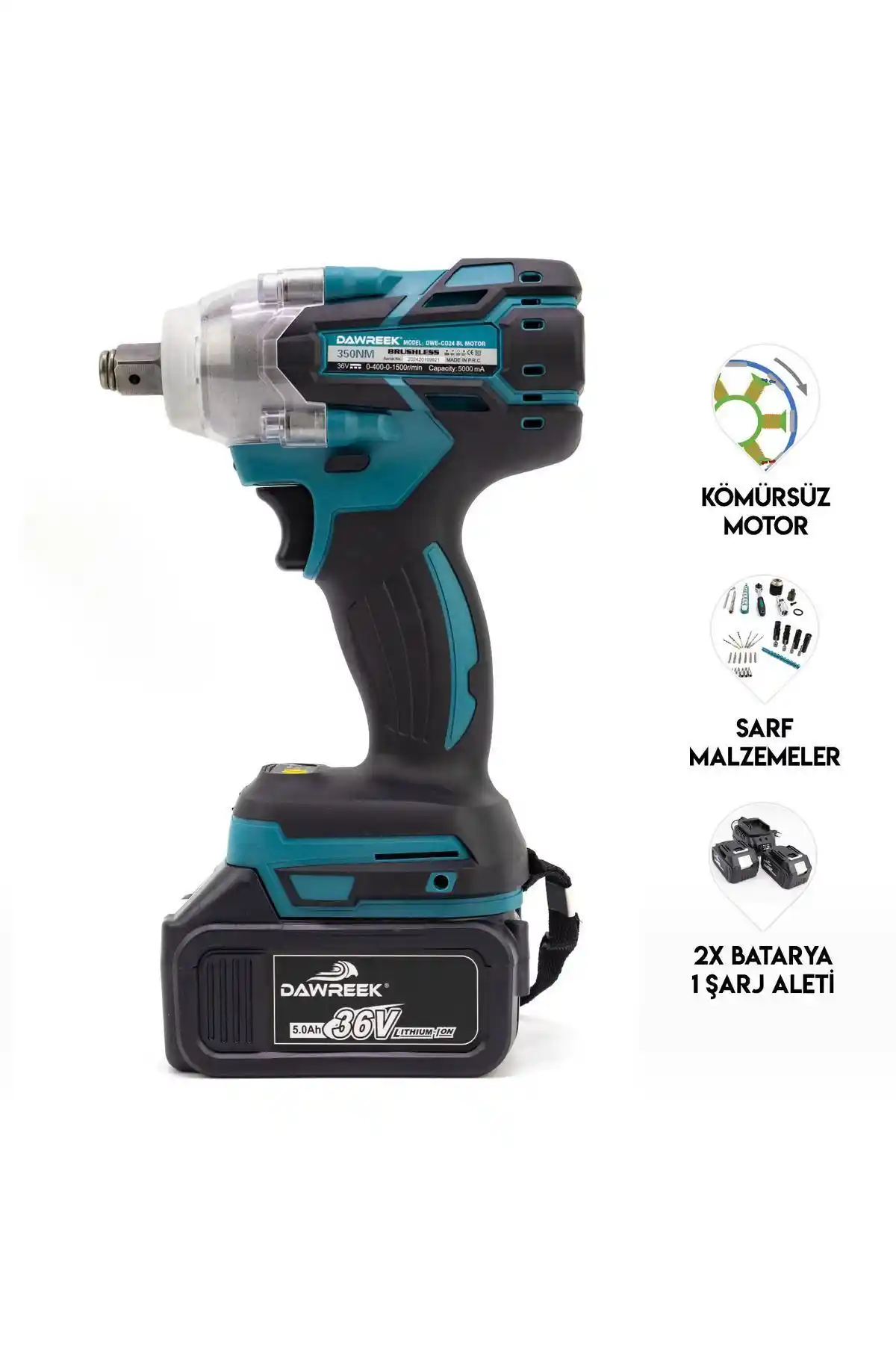 Dawreek Somun Sıkma Mk350: Güçlü Tork ve Dayanıklılık ile Profesyonel Kullanım İçin Uygun