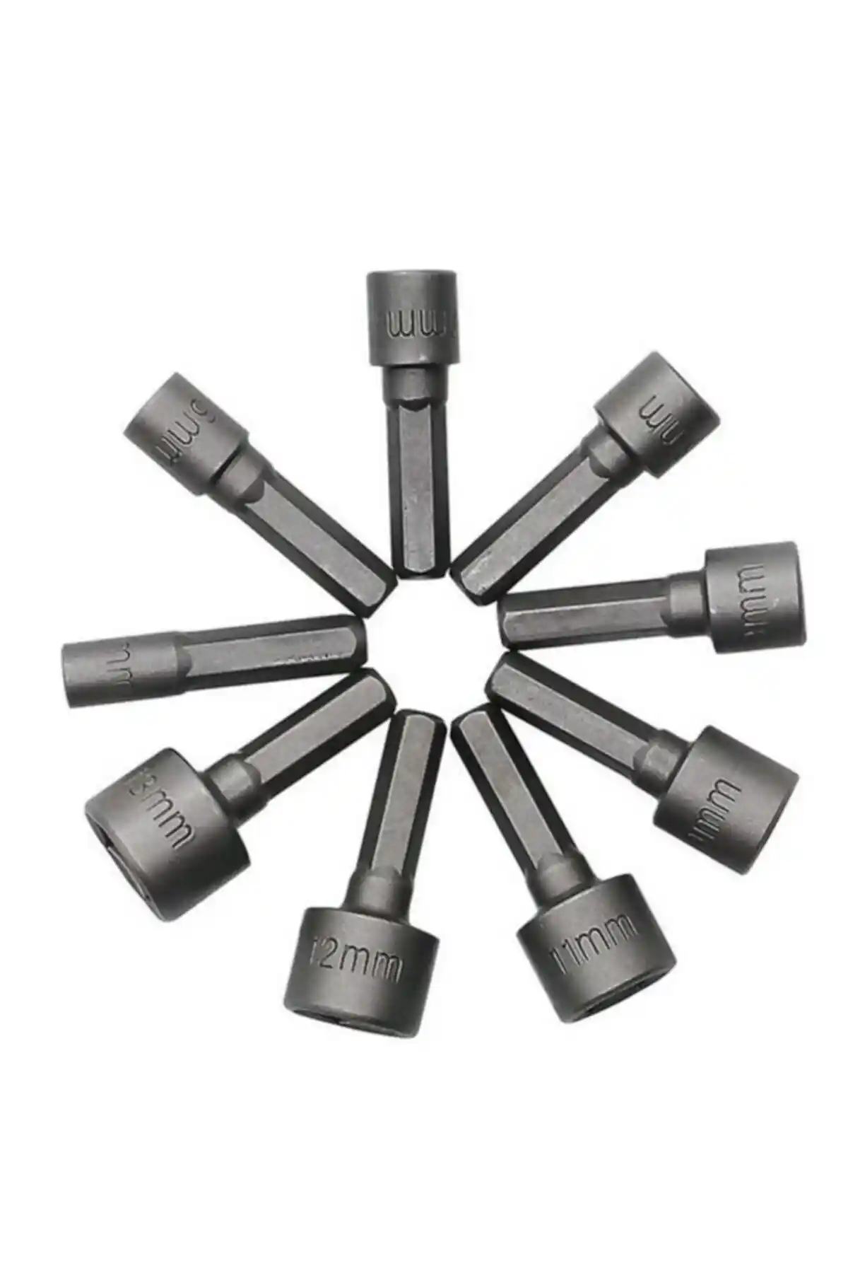DepoMega 9 Parça Somun Anahtarı Seti: Dayanıklı ve Çok Yönlü Kullanım İçin Uygun