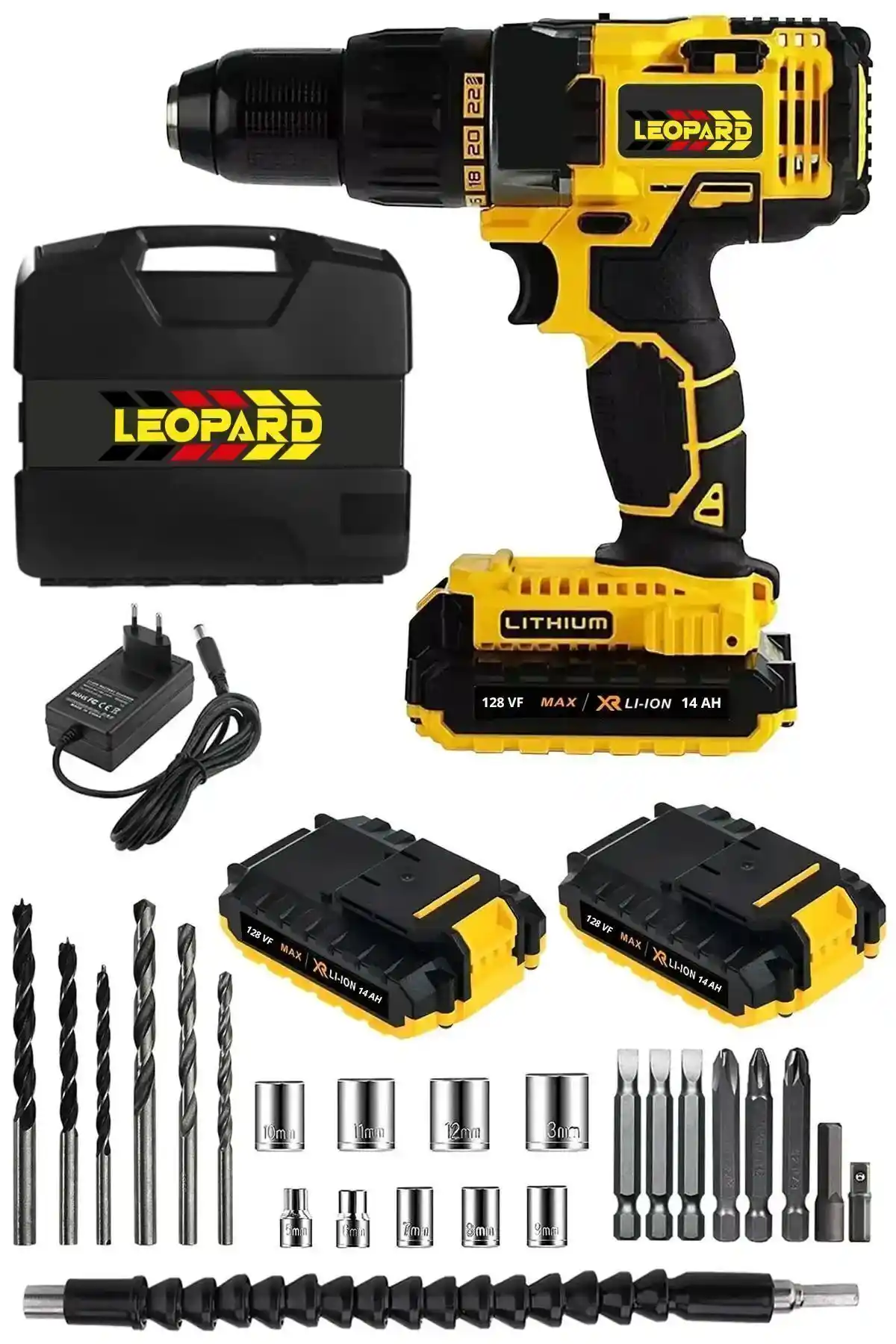 Dewtech Metal Darbeli Matkap Seti: Güçlü ve Çok Yönlü Çift Akülü Profesyonel Alet