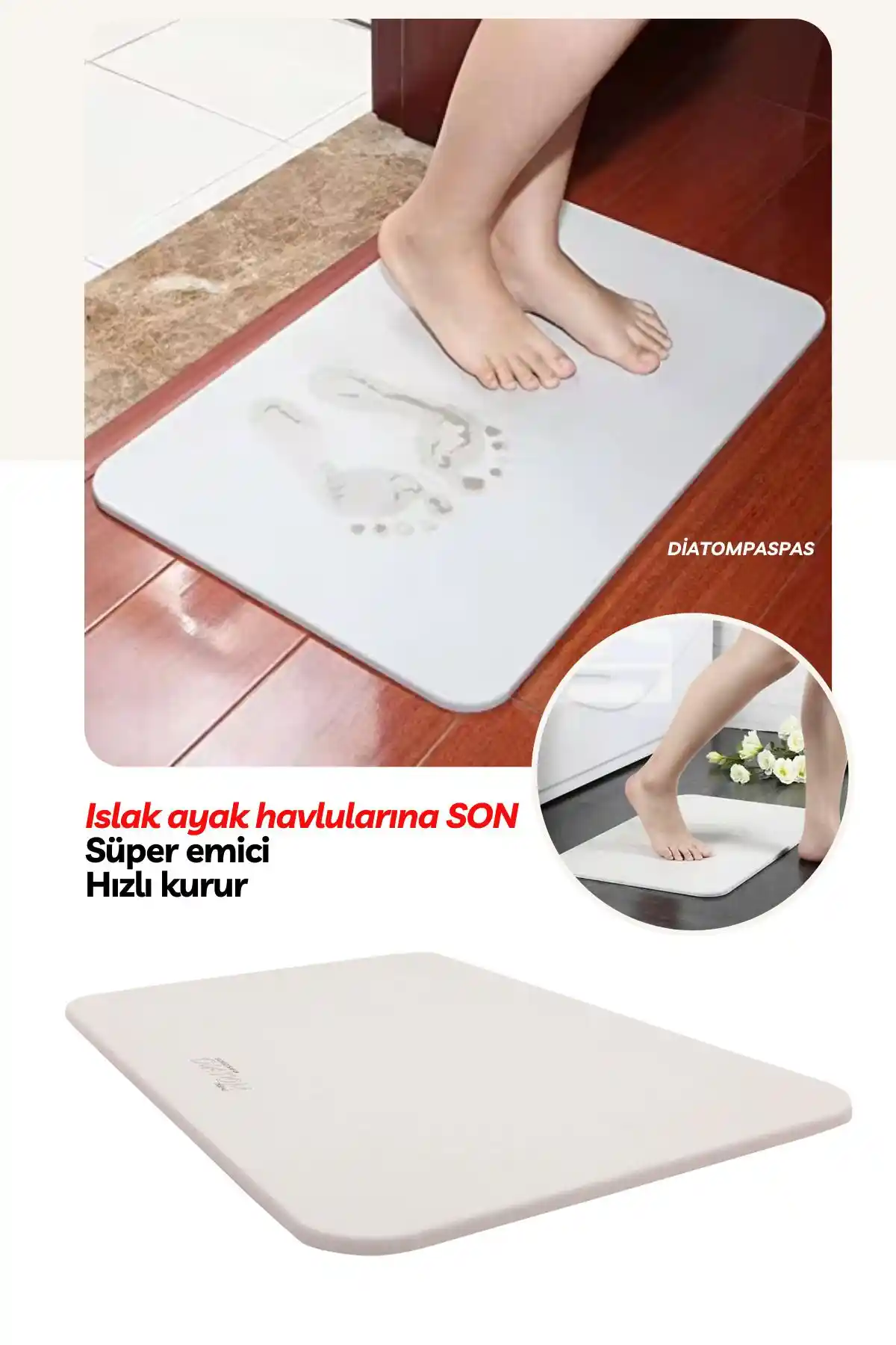 DİATOMPASPAS ve PI&GO Banyo Paspası Karşılaştırması: Malzeme, Tasarım ve Kullanım Özellikleri