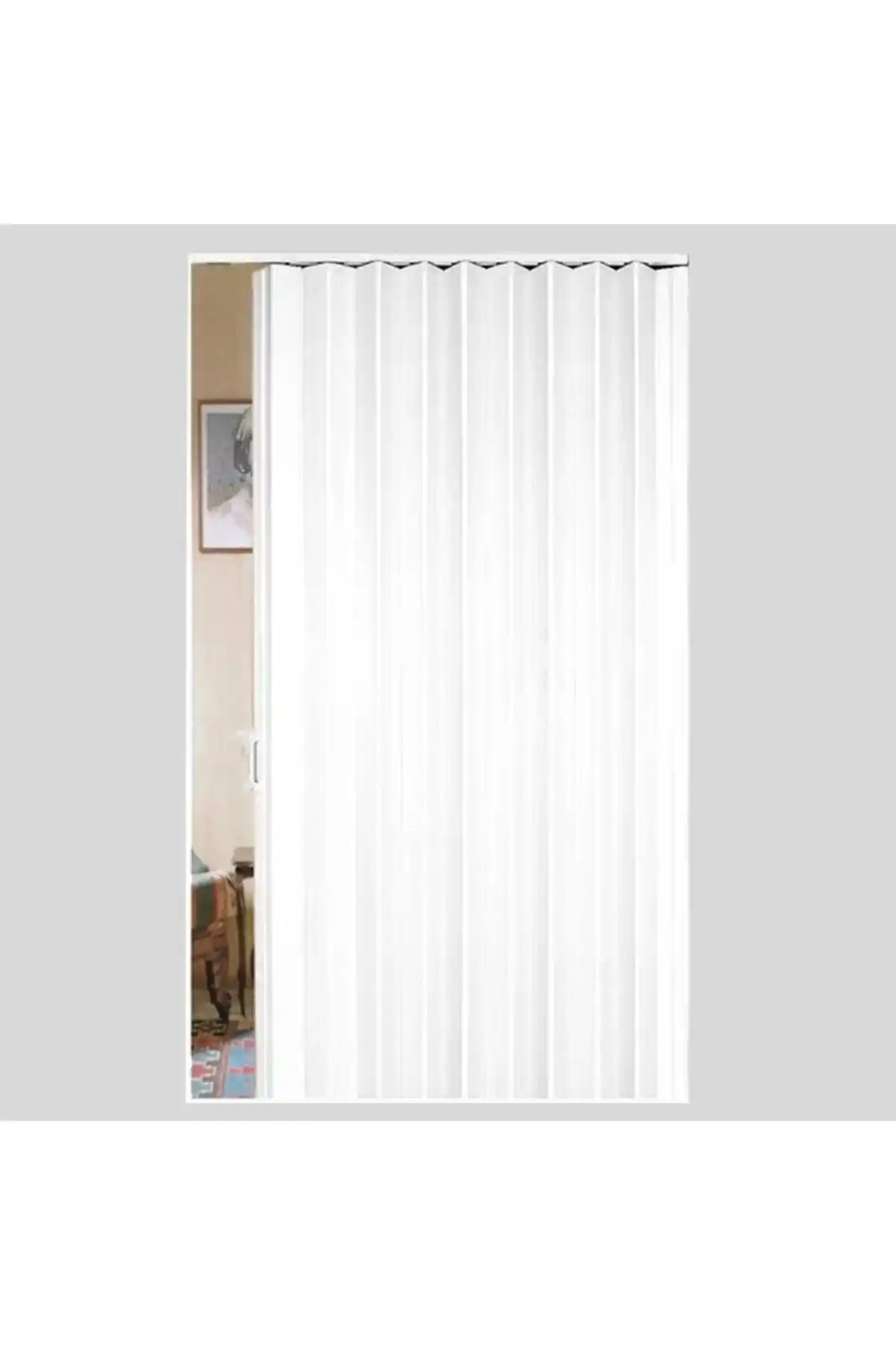 Drc PVC Beyaz Akordiyon Kapı: Modern ve Dayanıklı İç Mekan Kapı Çözümü