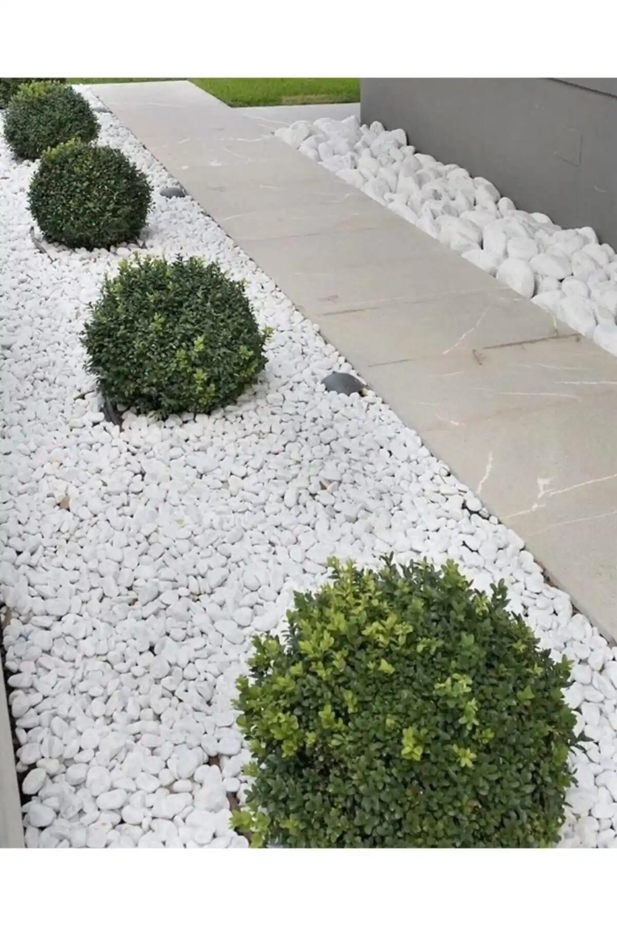 Ekodoğa Beyaz Dolomit Taş 20 Kg 2-4 Cm Peyzaj ve Dekorasyon İçin Doğal Malzeme