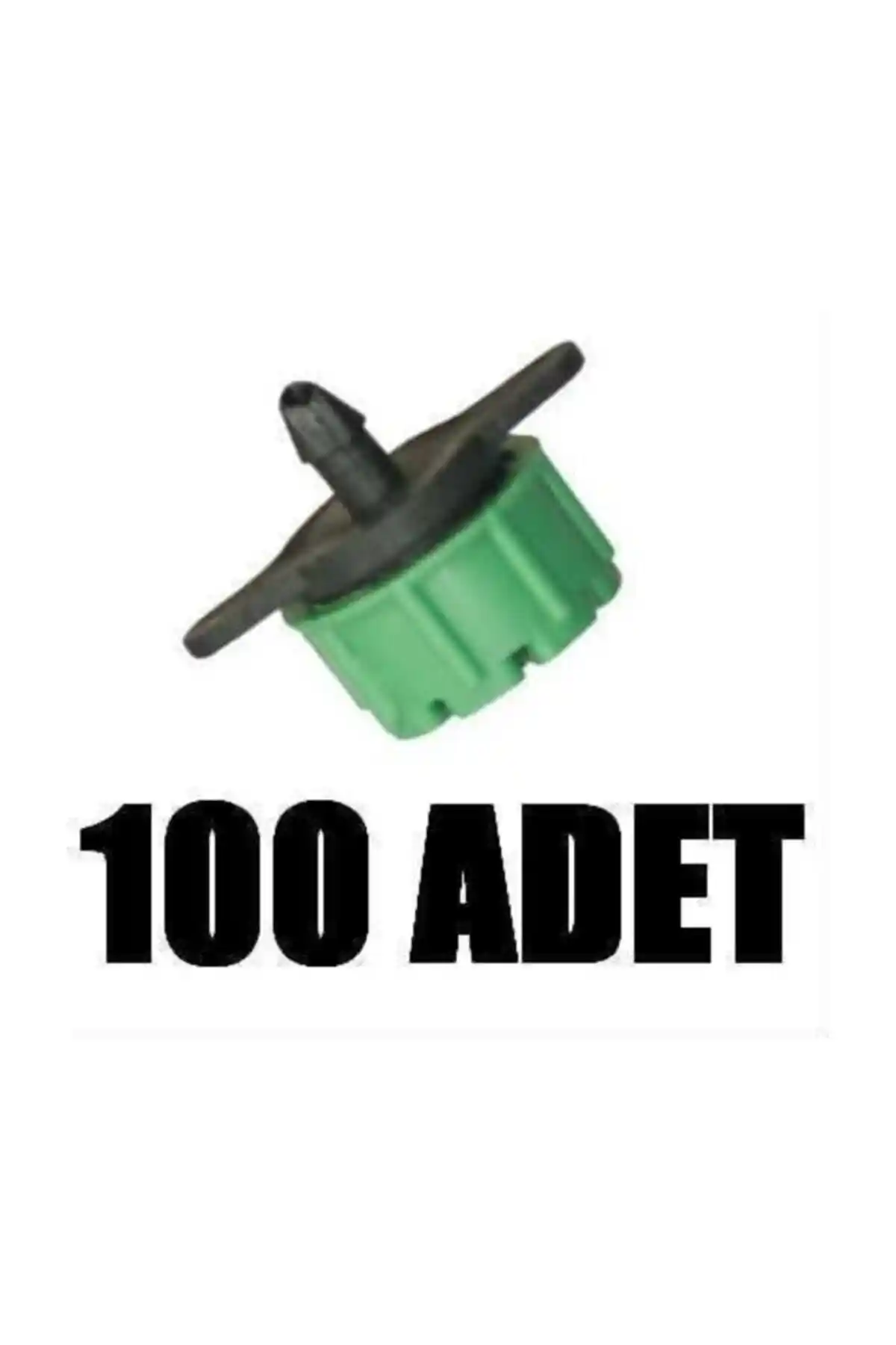 Emek Büyük Meme Damla Sulama Parçası 100 Adet, Ayarlanabilir Damlatıcı, Bahçe ve Tarla İçin