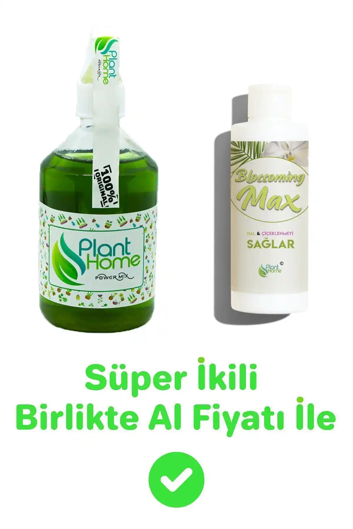 En İyi Orkide Bakım Seti Plant-Home PowerMix ve BlossomingMax Birlikte Kullanım