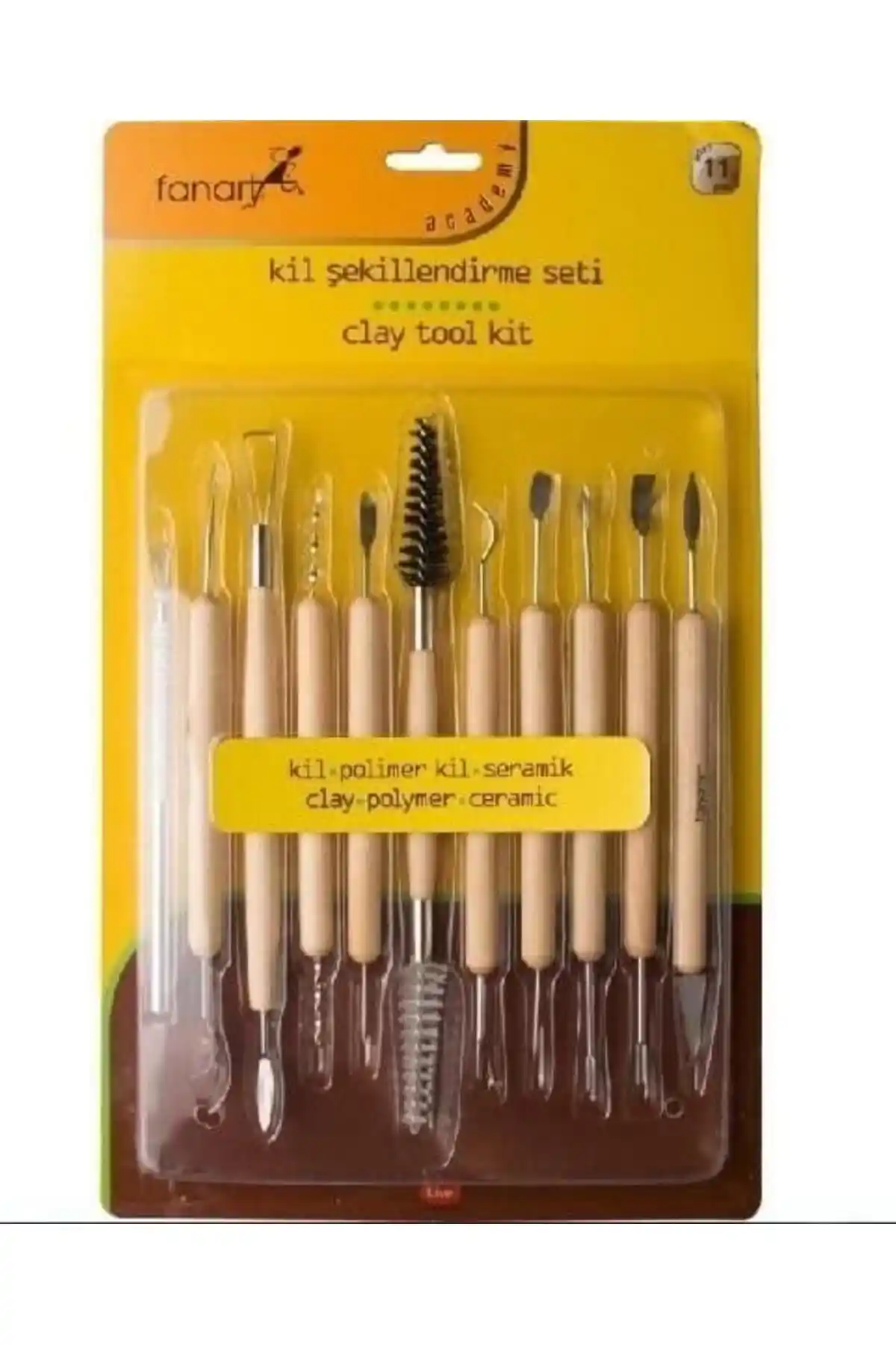 Fanart Academy 11'li Kil Şekillendirme Seti: Çok Yönlü ve Dayanıklı Sanat Araçları