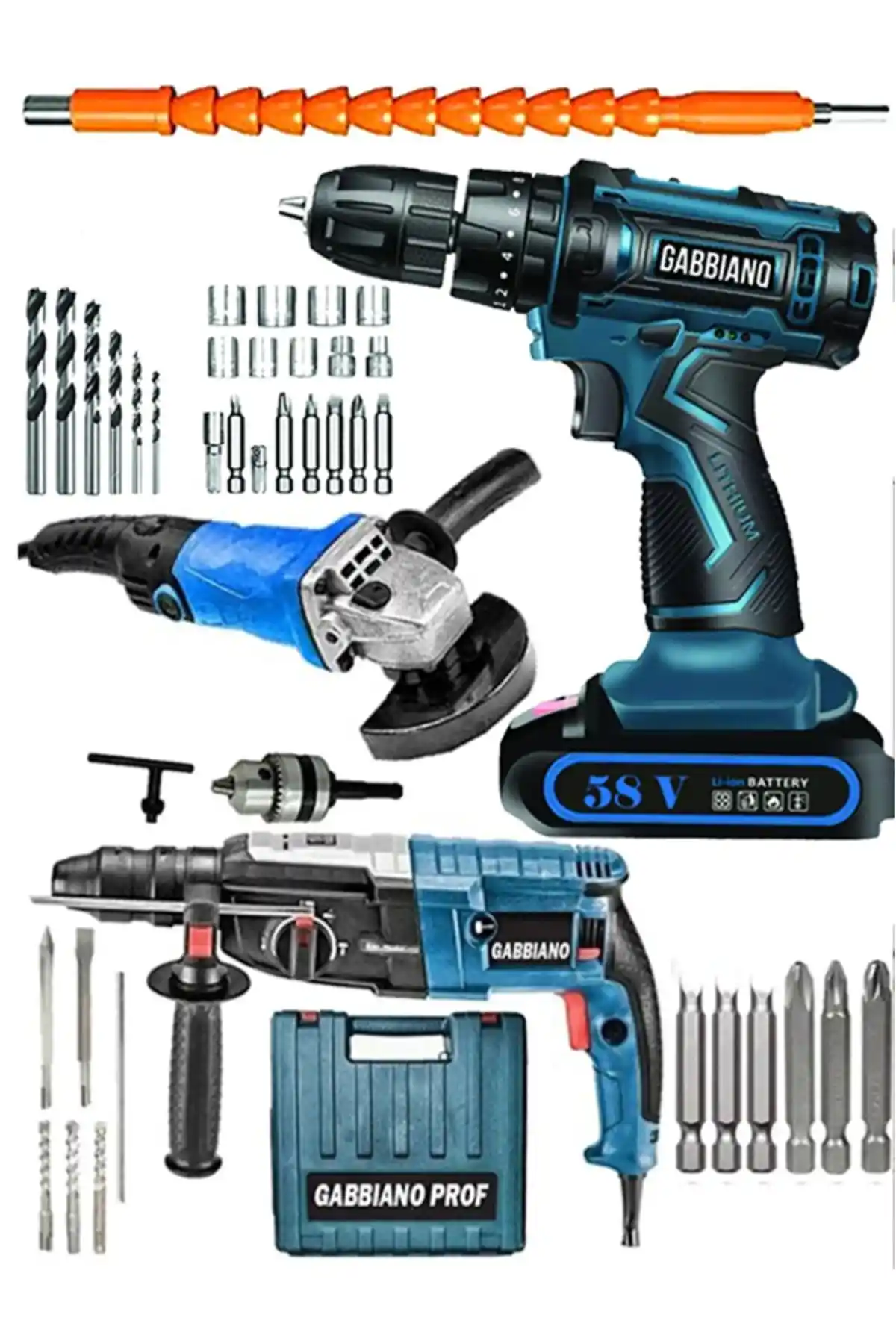 Genel Markalar 3 Makine Seti: Güçlü ve Çok Yönlü Profesyonel El Aletleri Seti