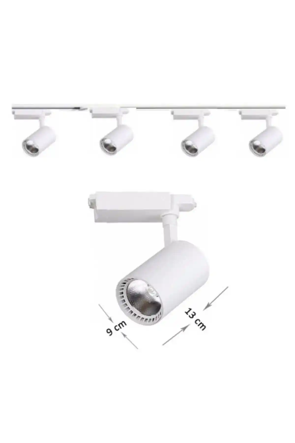 Genel Markalar 30 Watt Beyaz Geniş Kasa Günışığı LED Ray Spot Aydınlatma Çözümü