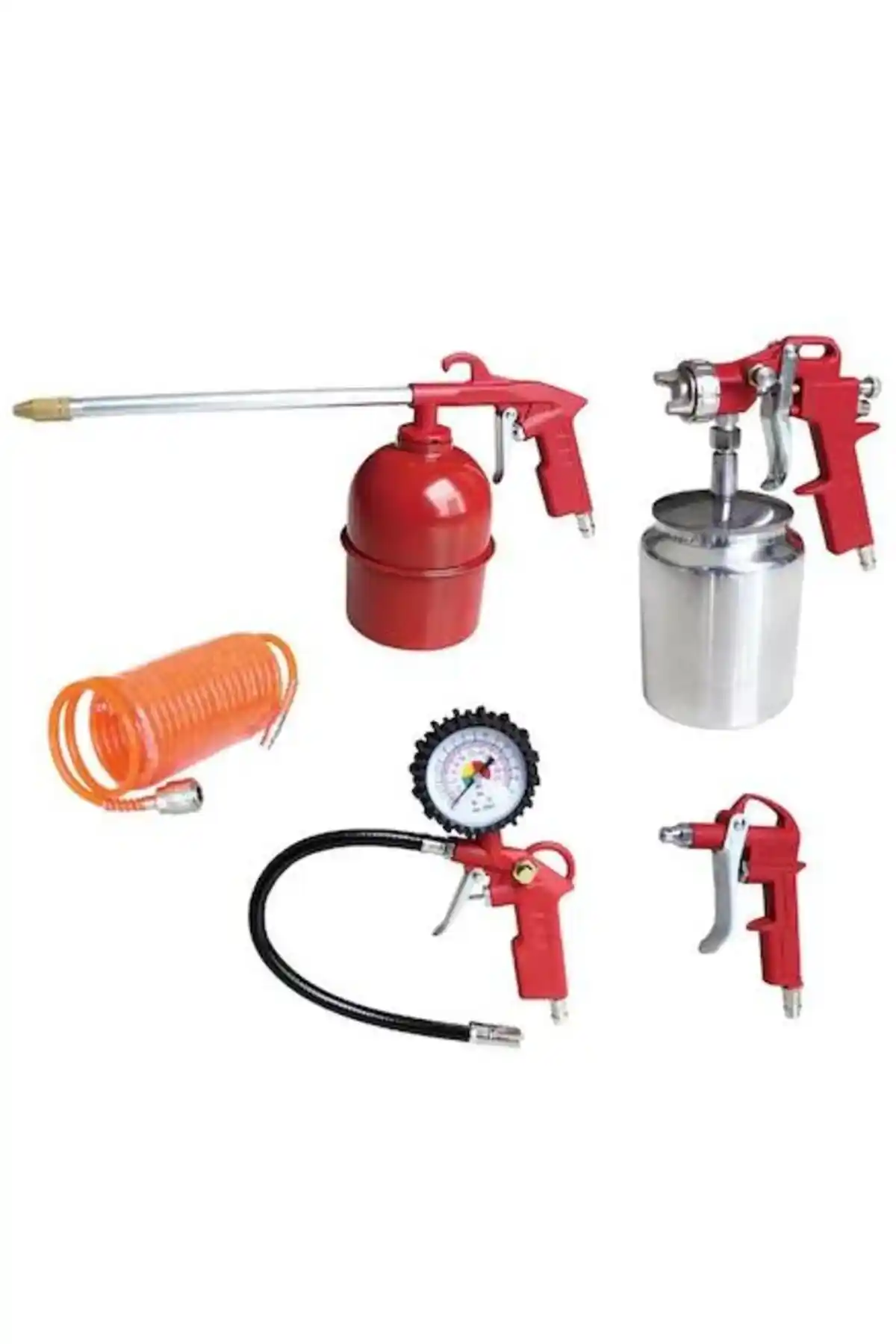 Genel Markalar 5 Parça Kompresör Seti: Çok Yönlü ve Güçlü Hava Aletleri Koleksiyonu