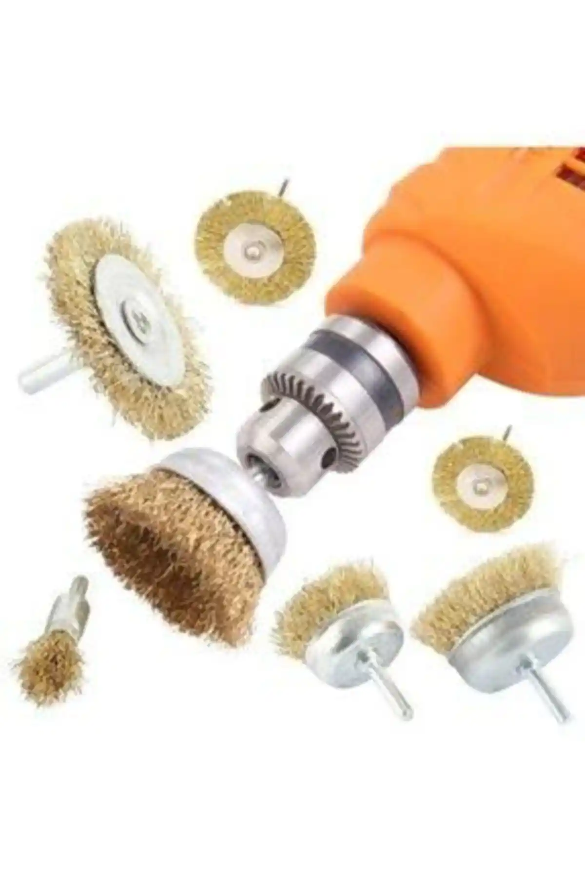 Genel Markalar 6 Parça Pimli Matkap Fırça Seti: Çok Yönlü ve Pratik Temizlik Çözümü