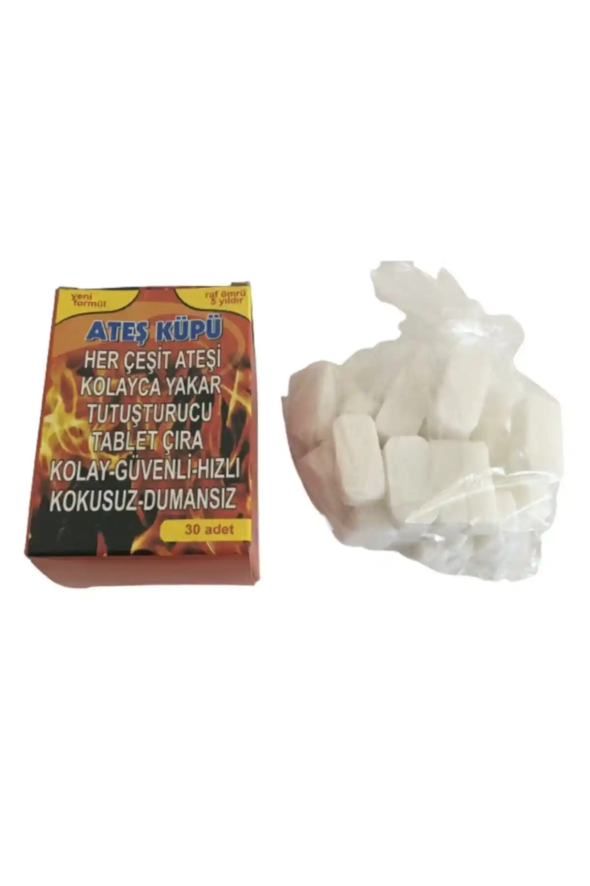 Genel Markalar Ateş Küpü Tutuşturucu Çıra ile Pratik ve Hızlı Mangal Yakma Çözümü