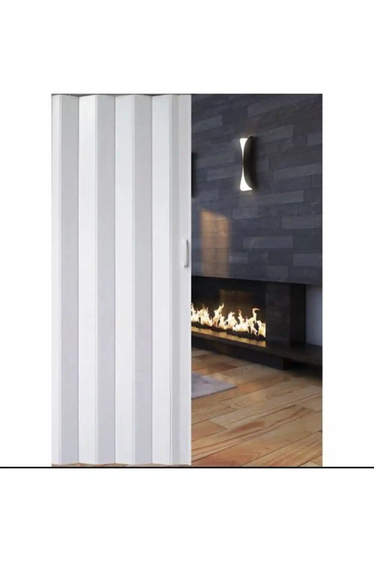 Genel Markalar Beyaz Katlanır Akordiyon Kapı 82x203 cm ile Şık ve Pratik İç Mekan Çözümleri