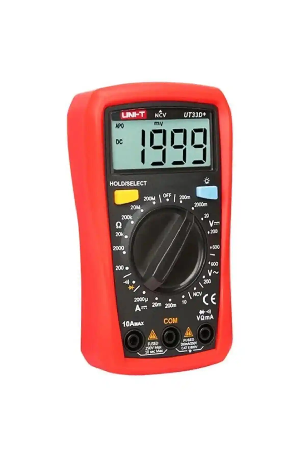 Genel Markalar UT33D 600V 10A Dijital Multimetre Güç ve Güvenlik Bir Arada