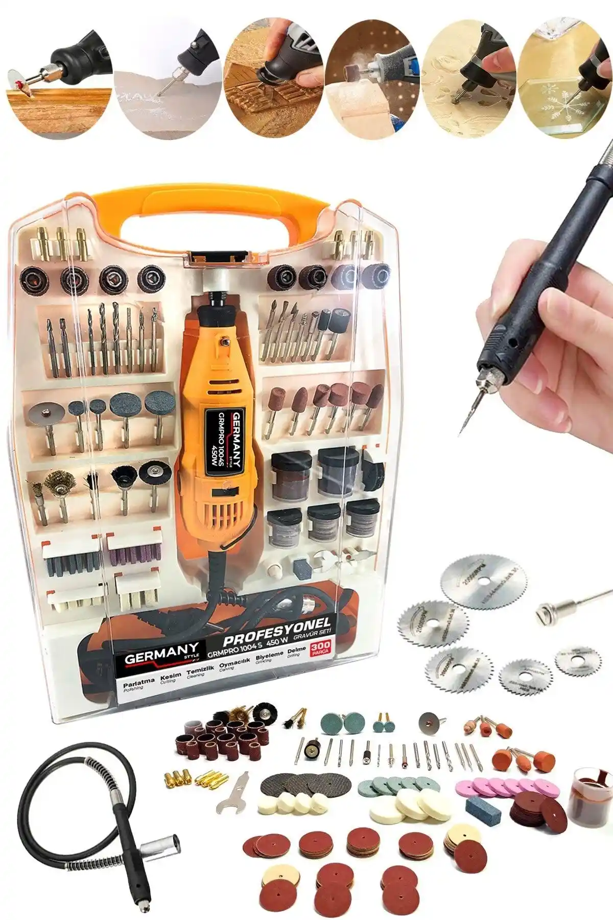 Germany Stil Gravür Makinesi: Çok Yönlü Profesyonel ve Hobi Kullanımı İçin Güçlü Alet