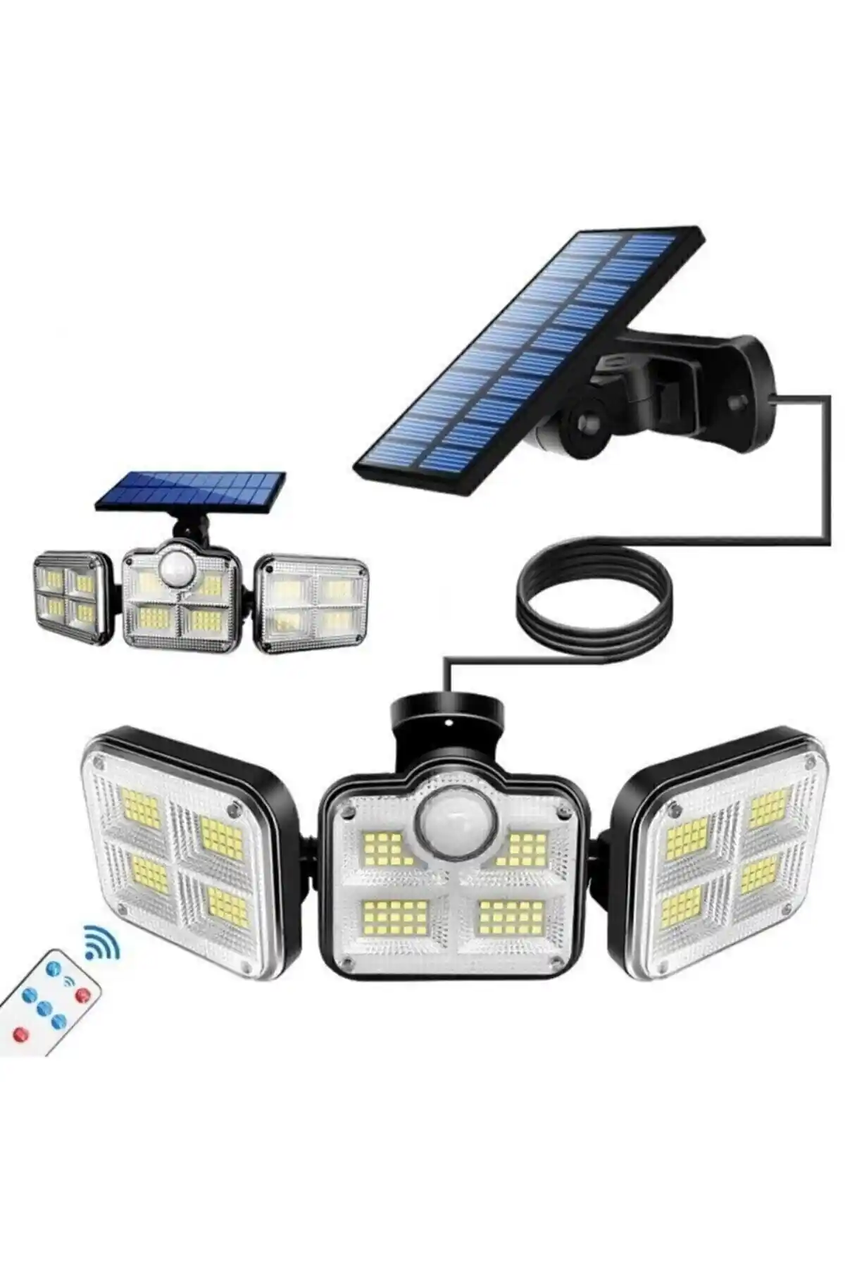 Güneş Enerjili 112 LEDli Bahçe ve Sokak Lambası: Modern ve Sürdürülebilir Aydınlatma Çözümü