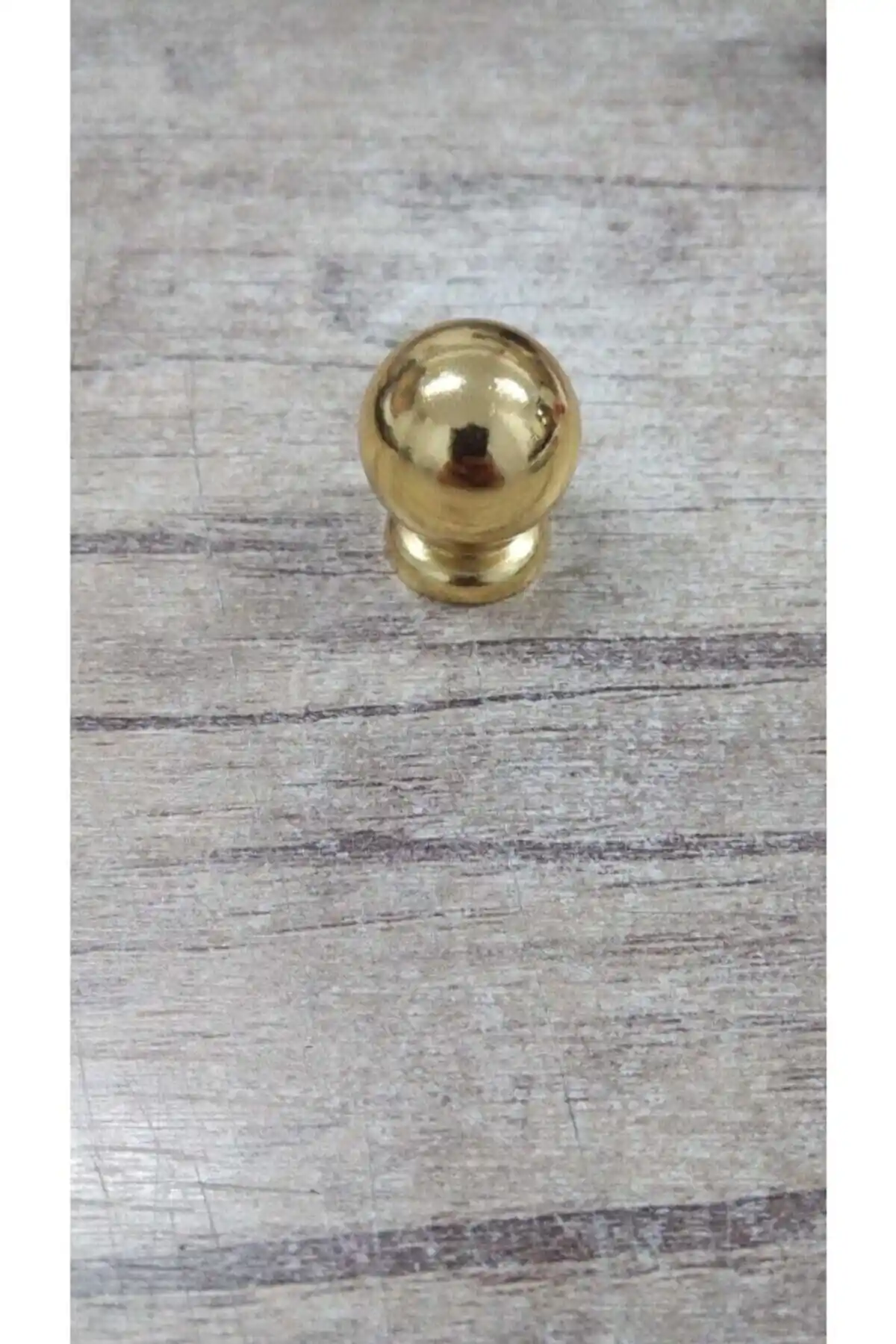 HİLAL AKS Misket 25 Mm Altın Renkli Mobilya ve Dolap Düğmesi Şık Tasarım