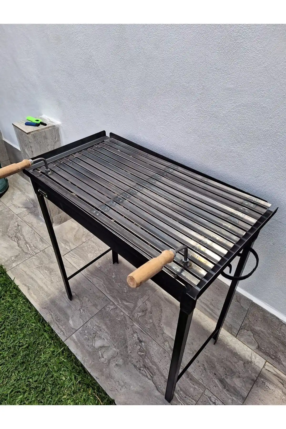 İklim Ürün Büyüktür 40x70 Cm Köfteci Izgarası Dayanıklı ve Çok Fonksiyonlu Mangal