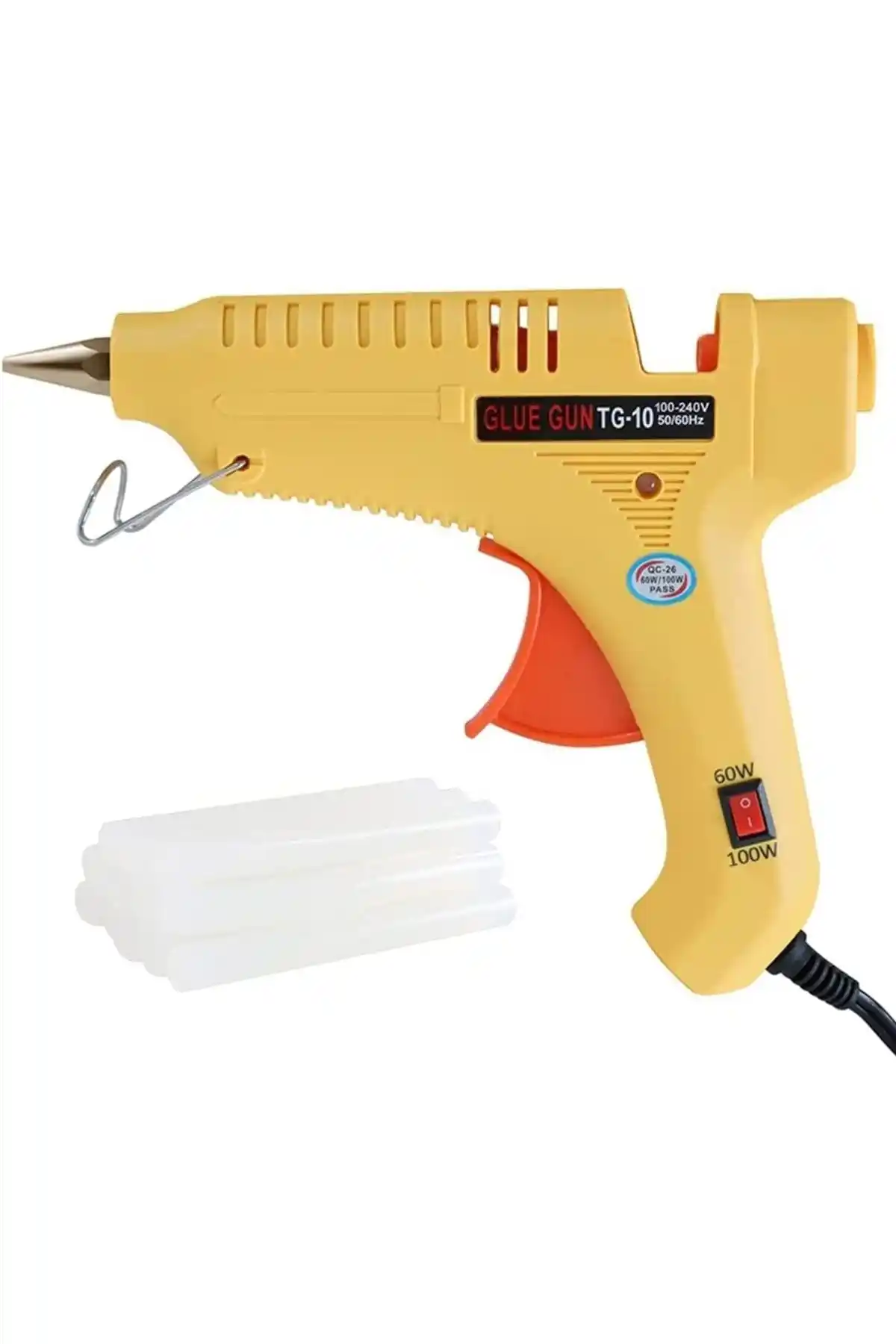 Janissary 100 Watt Sıcak Silikon Tabancası Güçlü ve Çok Yönlü Yapıştırıcı Araçları