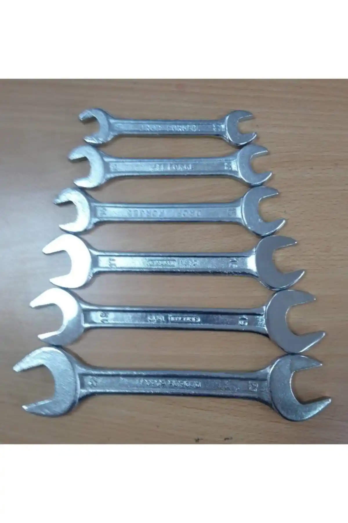 Jhalani İki Ağız Çelik Anahtar Takımı Türkiye Menşeli Güçlü ve Dayanıklı El Aletleri