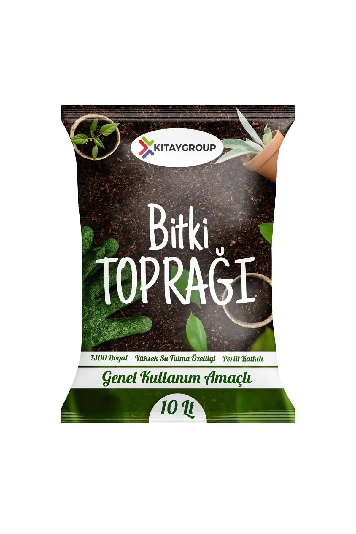 KıtayGroup 10 Litre Organik Bitki Toprağı Doğal ve Verimli Çözüm