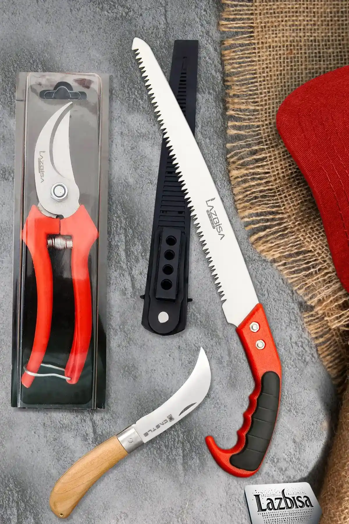 Lazbisa Lz-k20 Budama Makası Seti Bahçe Bakımı İçin Dayanıklı ve Çok Fonksiyonlu