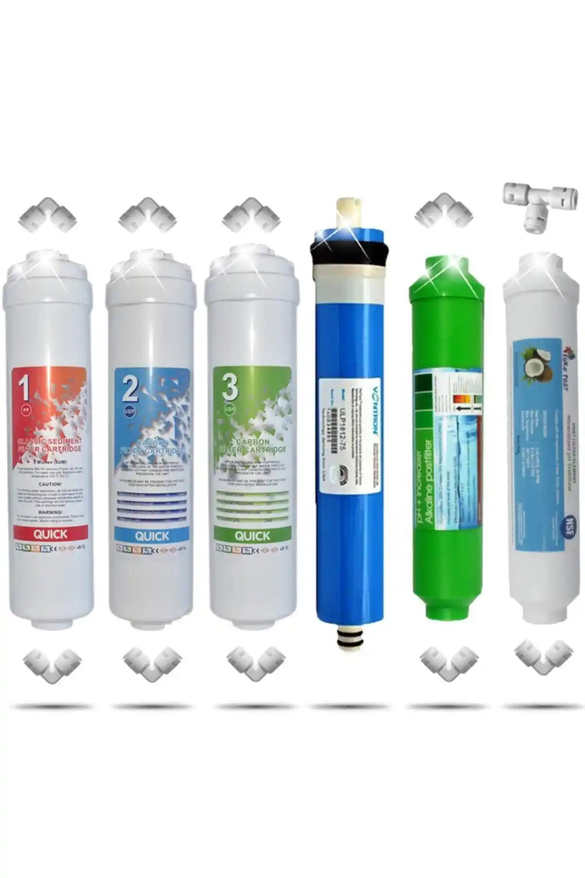 Liberty Kapalı Kasa 12 İnç Su Arıtma Filtresi ile Temiz ve Lezzetli Su Sağlama