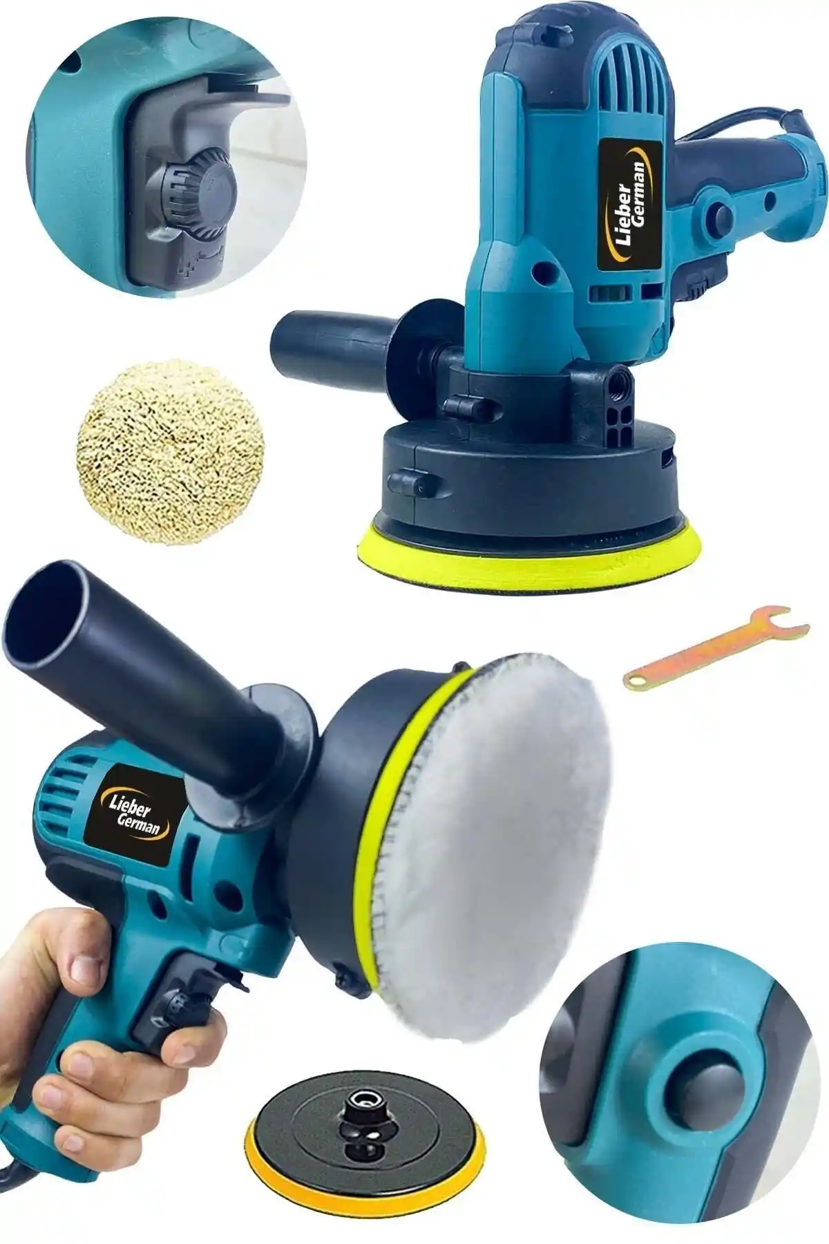 Lieber German Lg8013 Profesyonel Çok Amaçlı Zımpara ve Polisaj Makinesi Özellikleri