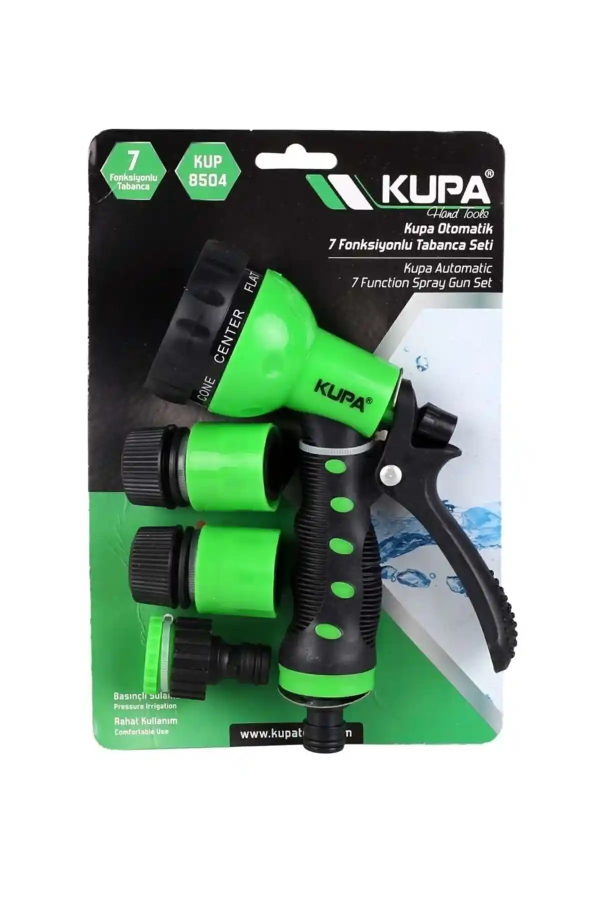 Madalyon CMC Medalyon 7 Çeşit Püskürtme Sulama Tabancası Seti Bahçe ve Tarla Sulama İçin