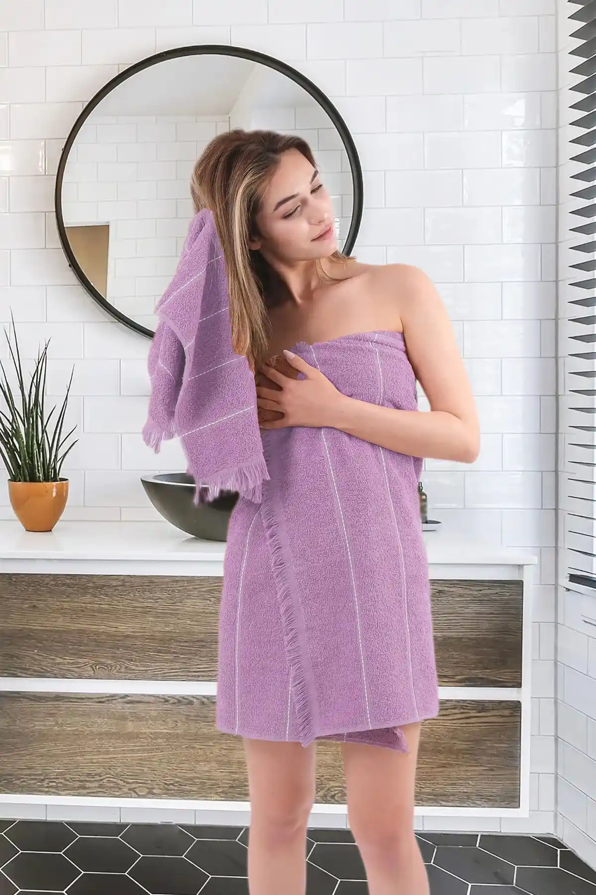 Mariva Home Pandora ve Nina Home Retro Stripe Banyo Havlu Setleri Karşılaştırması