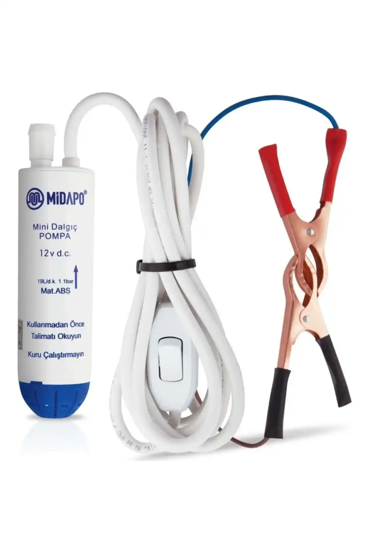 Midapo 12 Volt Mazot Aktarma Pompası: Yüksek Performans ve Dayanıklılık Sunan Taşınabilir Çözüm