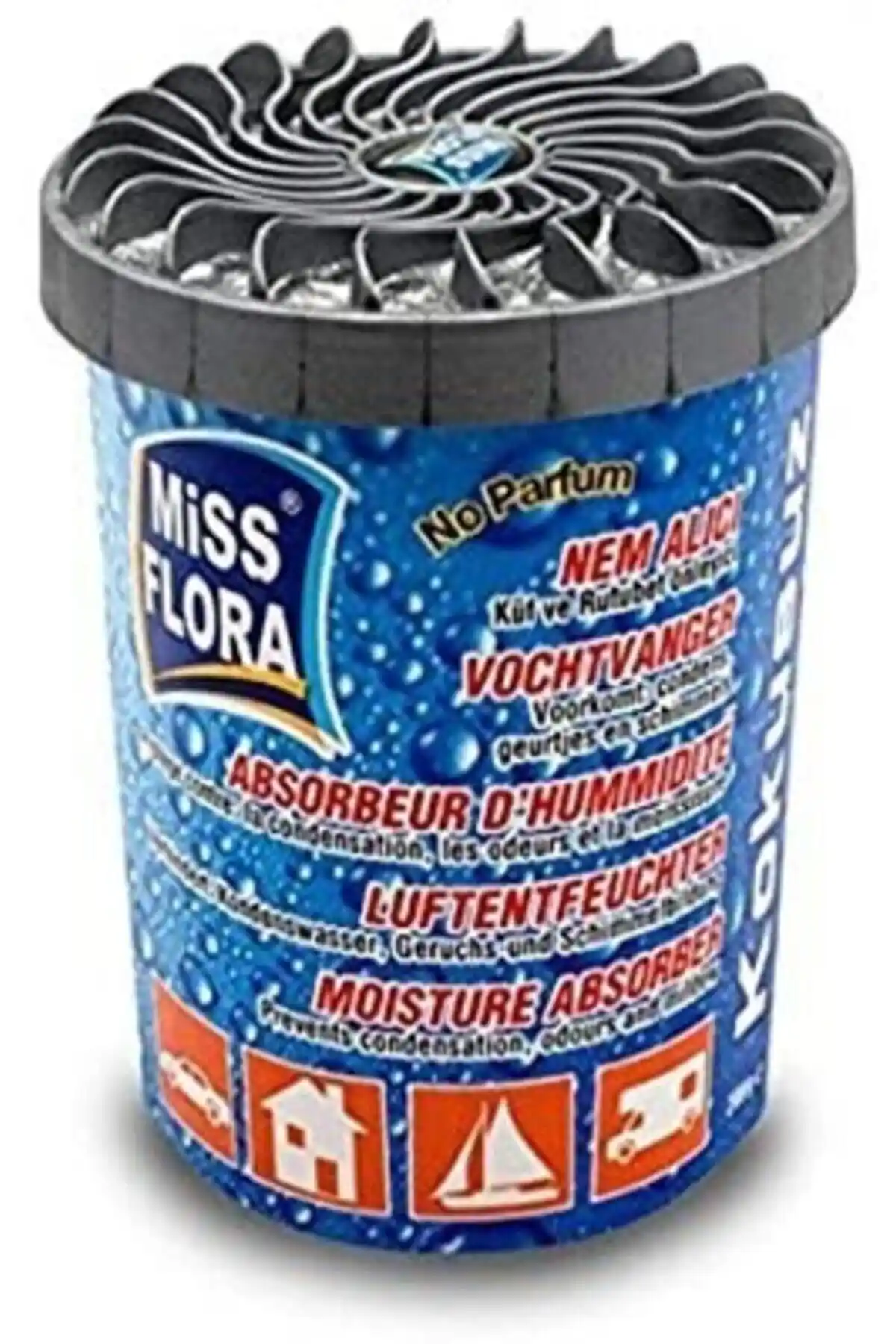 Miss Flora Nem Alıcı 200 g: İç Mekanlarda Nem ve Rutubet Kontrolü İçin Etkili Çözüm