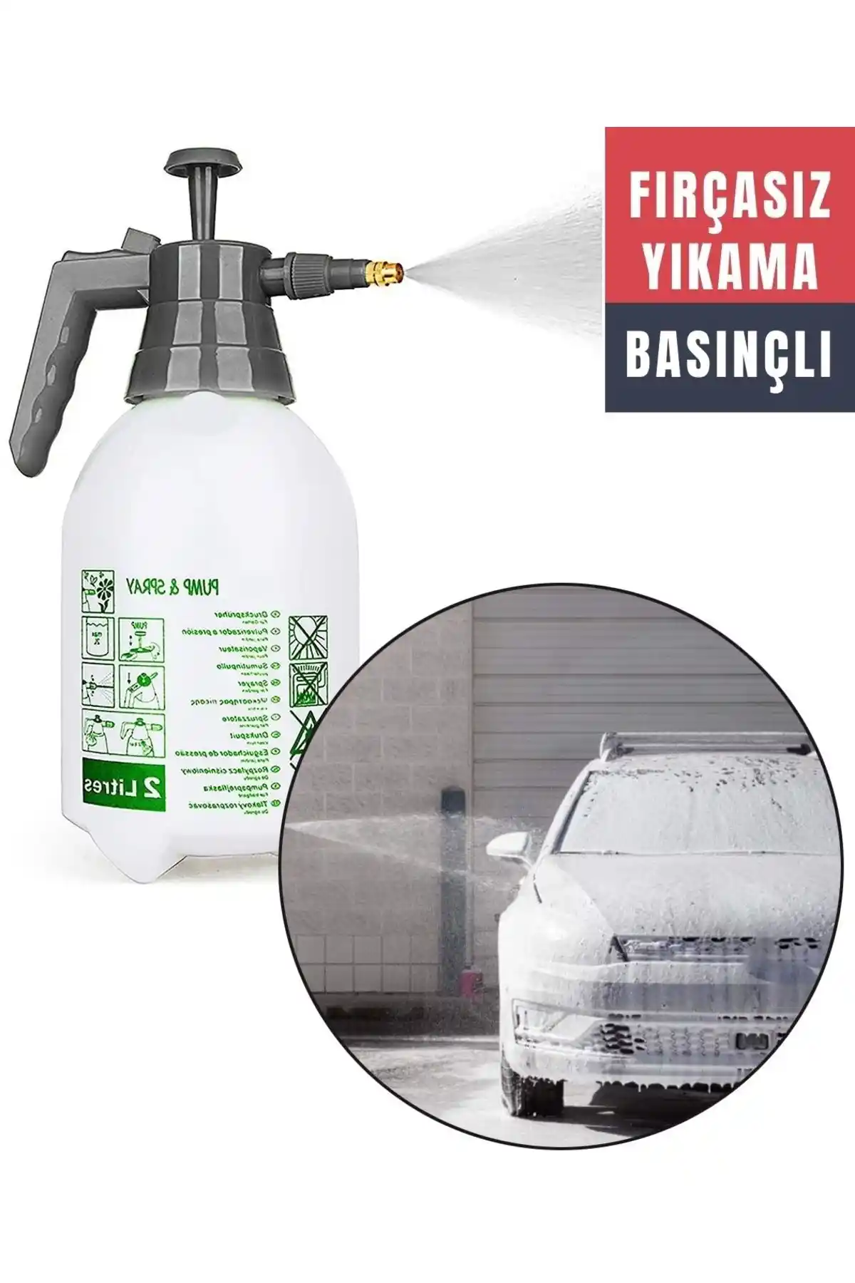 ModaCar Basınçlı Köpük Püskürtme Şişesi: Pratik ve Dayanıklı Temizlik Çözümü